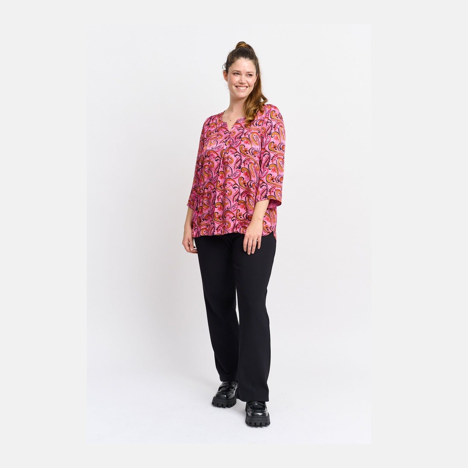Pont Neuf PNMoude Bluser 163 Fuchsia