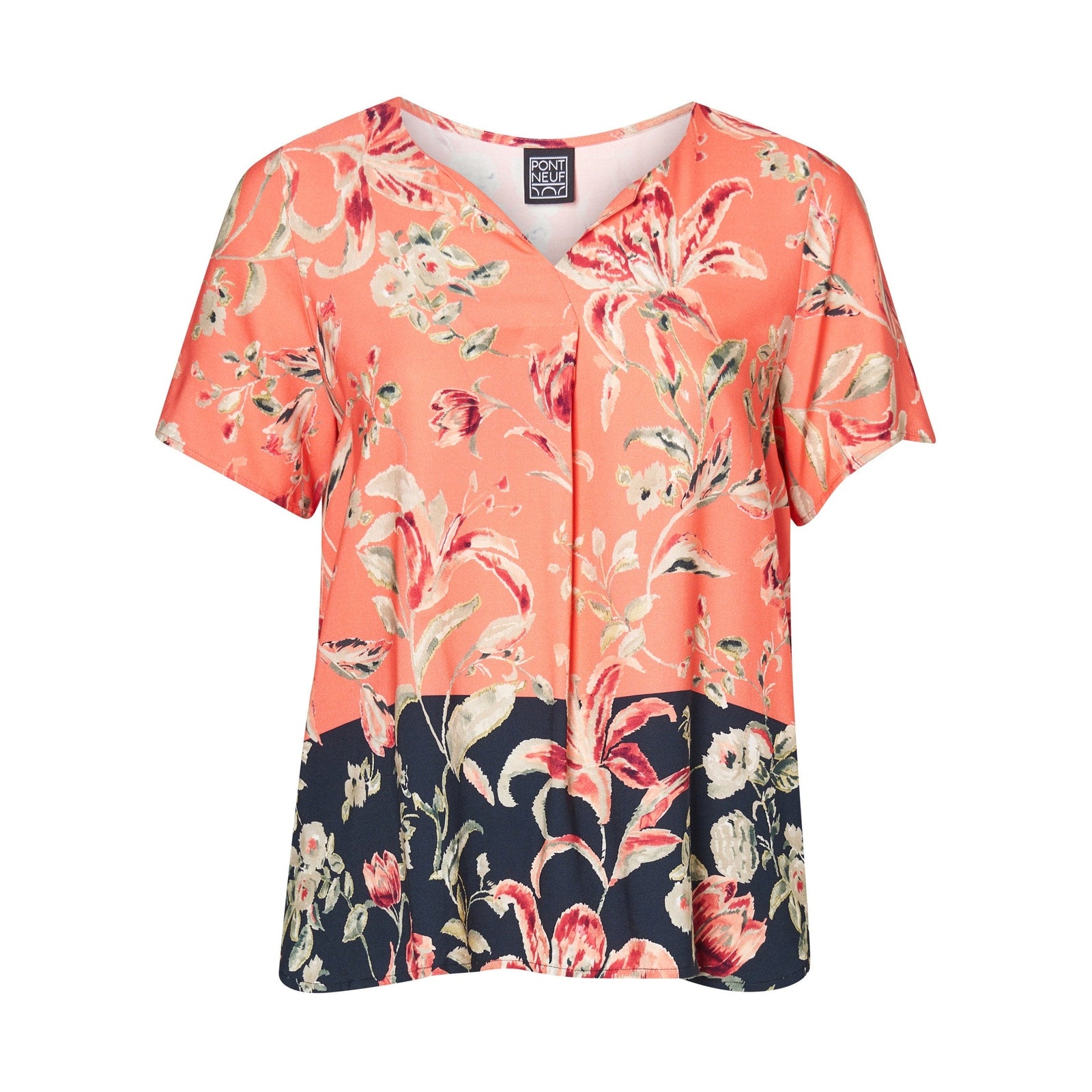 Pont Neuf PNMoude Sia T-Shirt 8340 Papaia orange