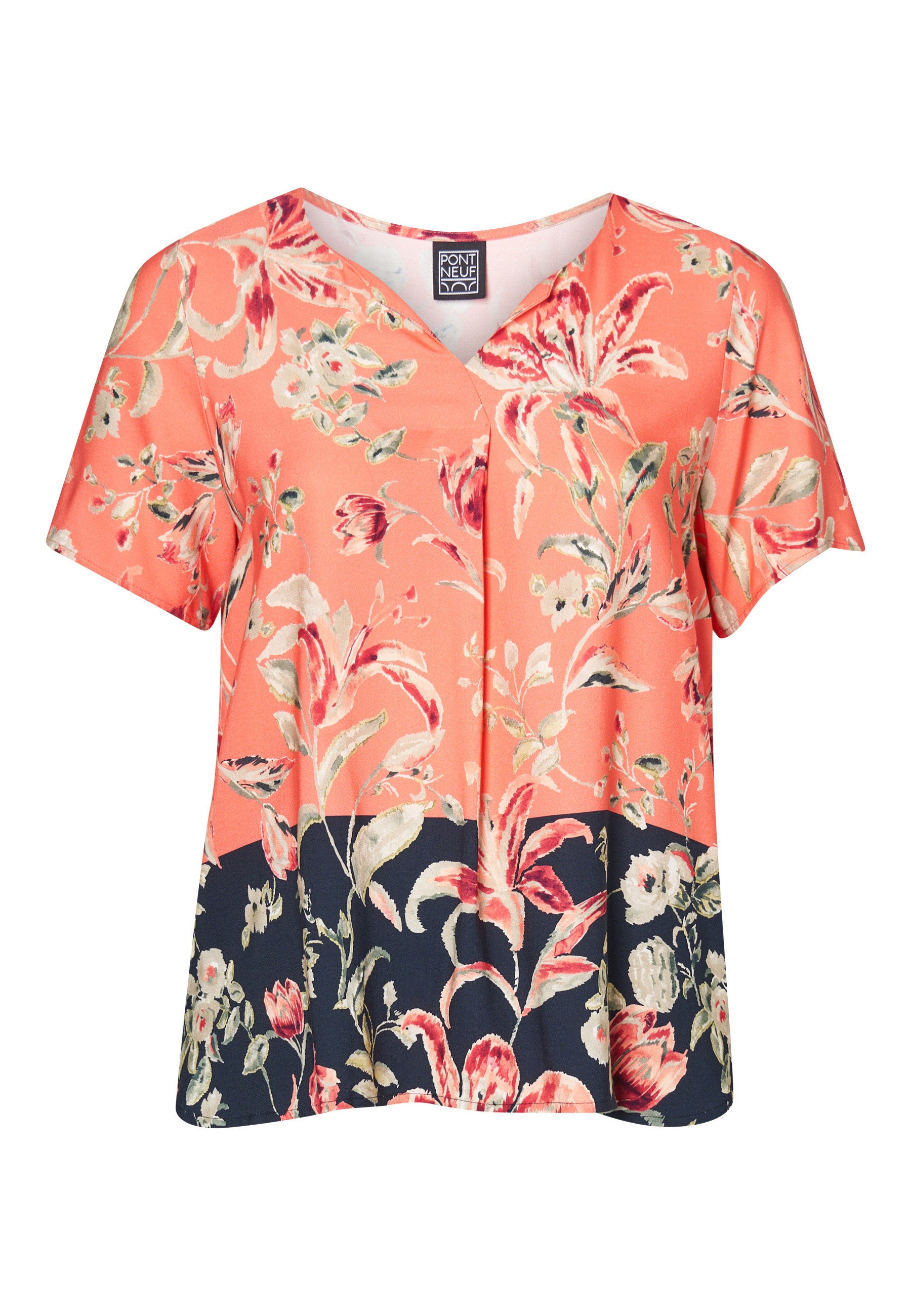 Pont Neuf PNMoude Sia T-Shirt 8340 Papaia orange