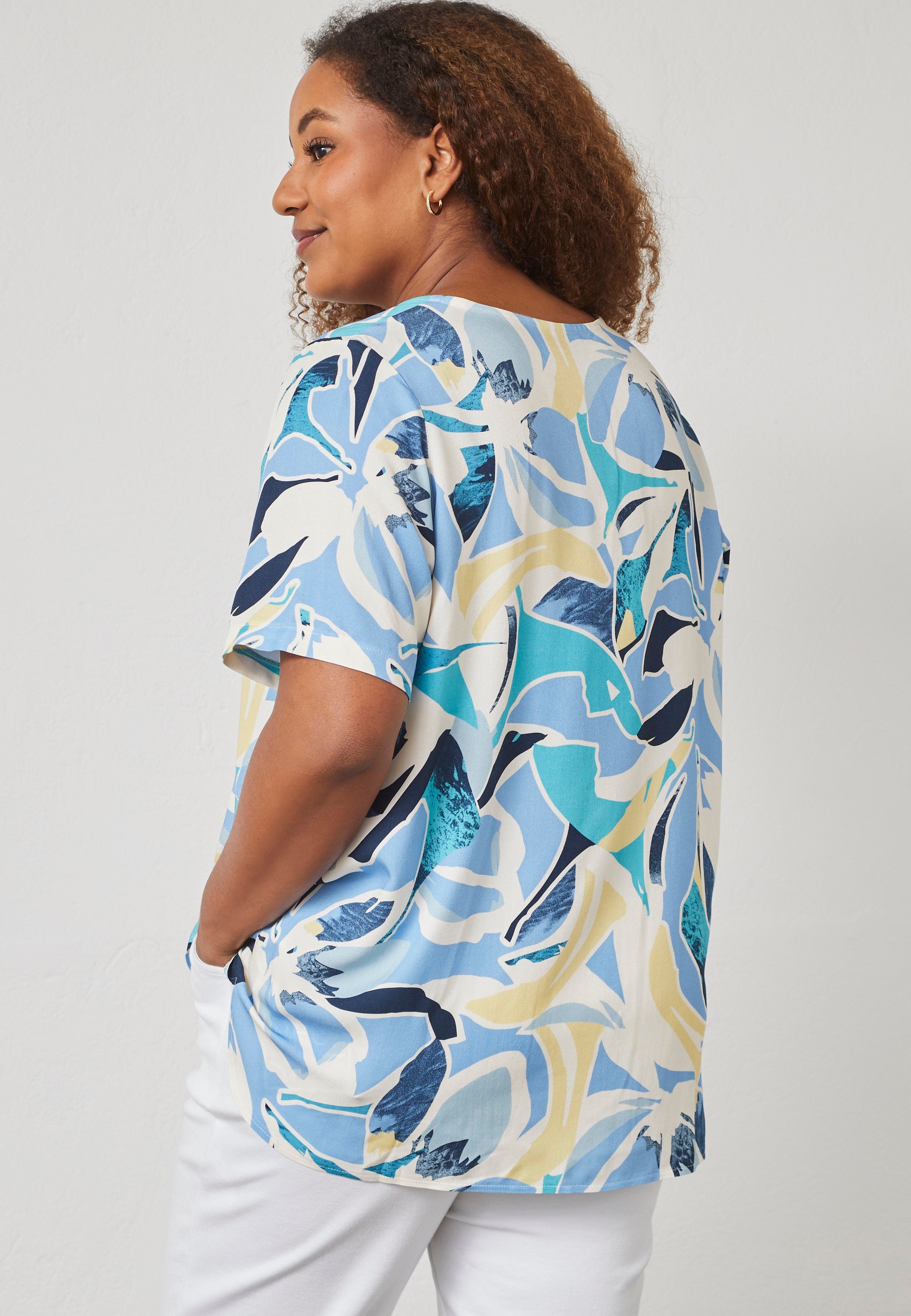 Pont Neuf PNMoude Sia T-Shirt 5340 Ocean blue