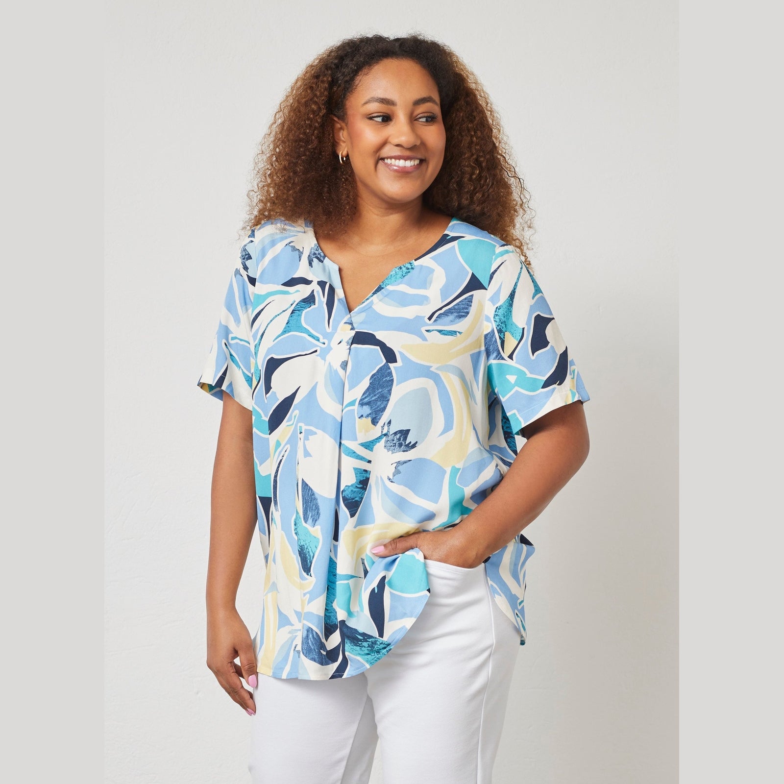 Pont Neuf PNMoude Sia T-Shirt 5340 Ocean blue