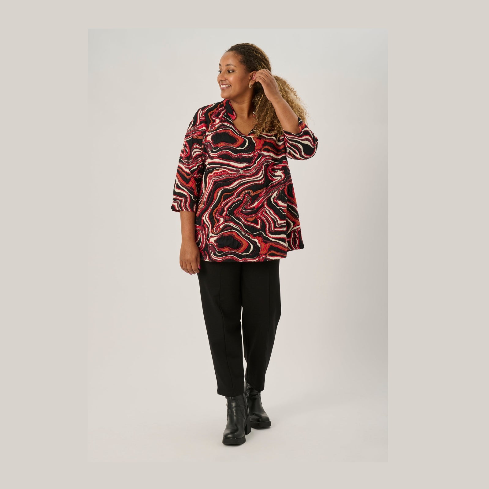Pont Neuf PNNAjda Bluser 2354 Warm Red