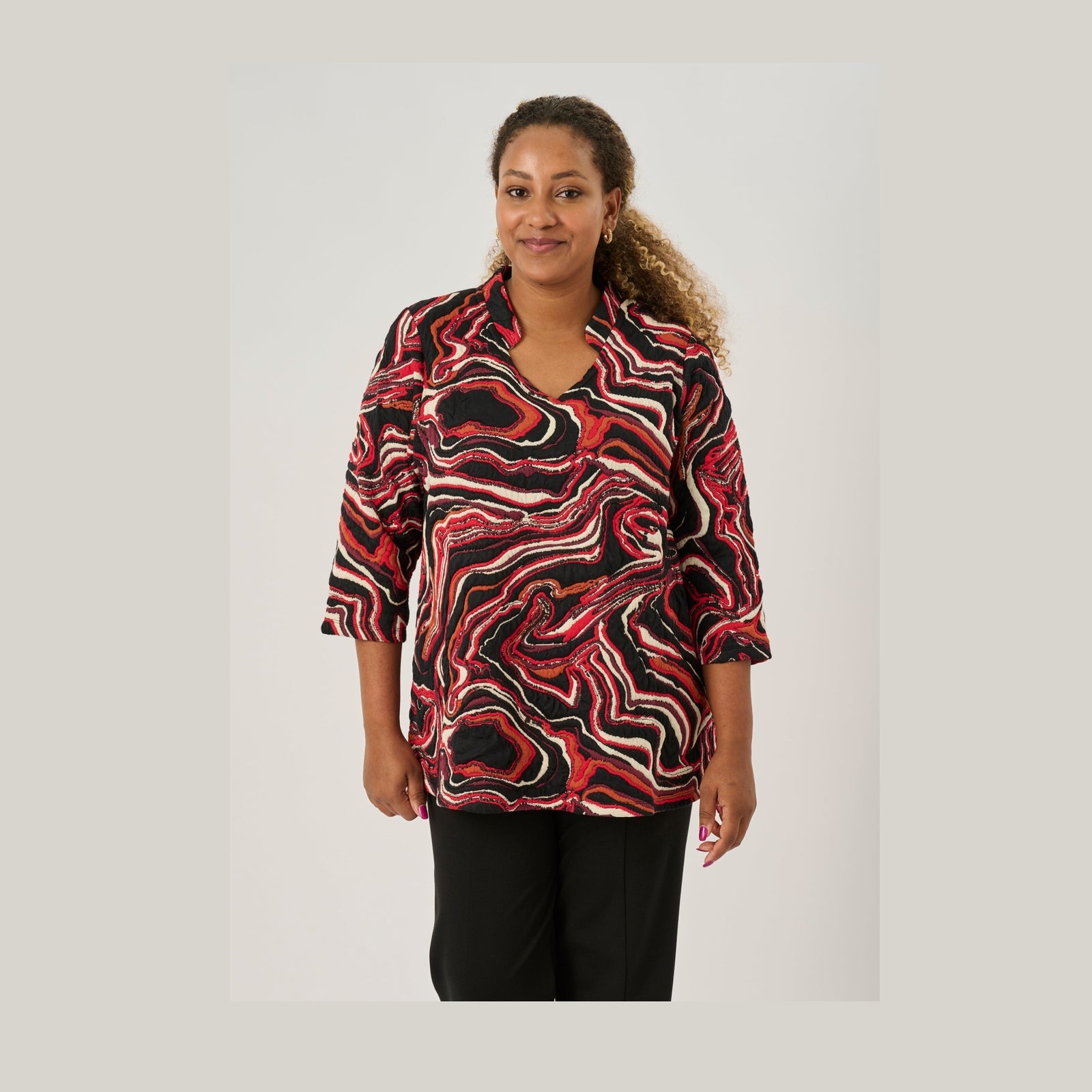 Pont Neuf PNNAjda Bluser 2354 Warm Red