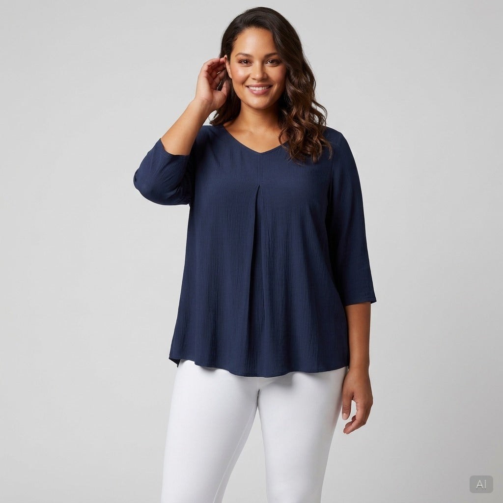 Pont Neuf PNNadina Bluser 520 Navy