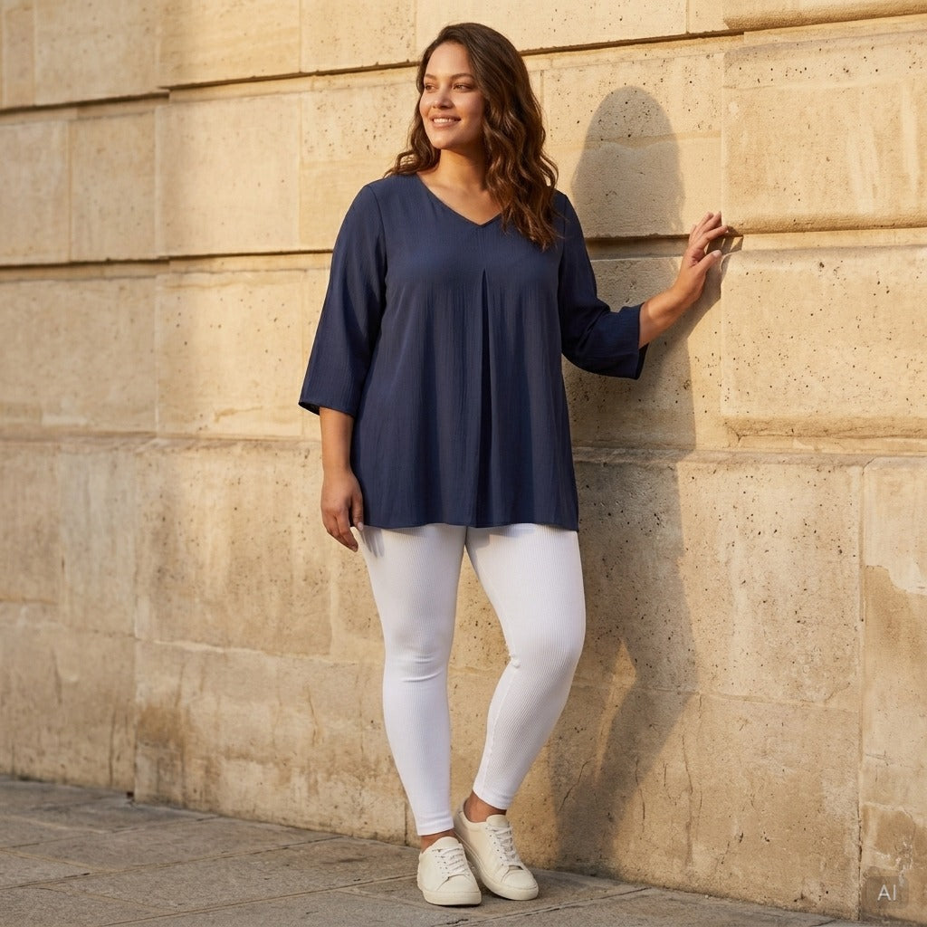 Pont Neuf PNNadina Bluser 520 Navy