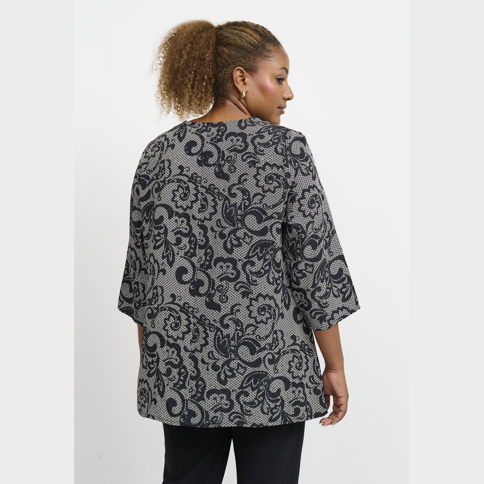 Pont Neuf PNNadina Bluser 9999 BLACK