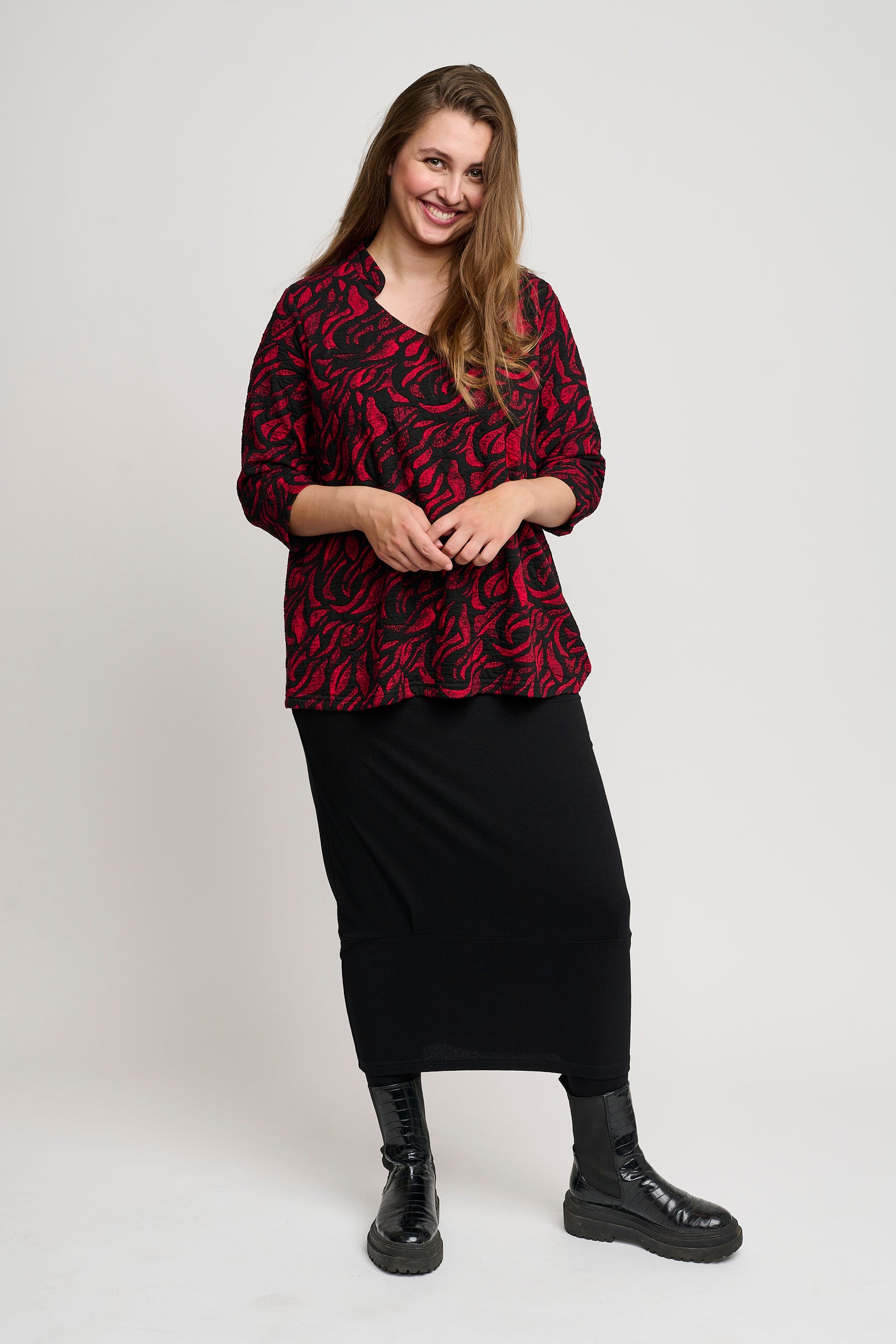 Pont Neuf PNNajda Bluser 354 Warm Red