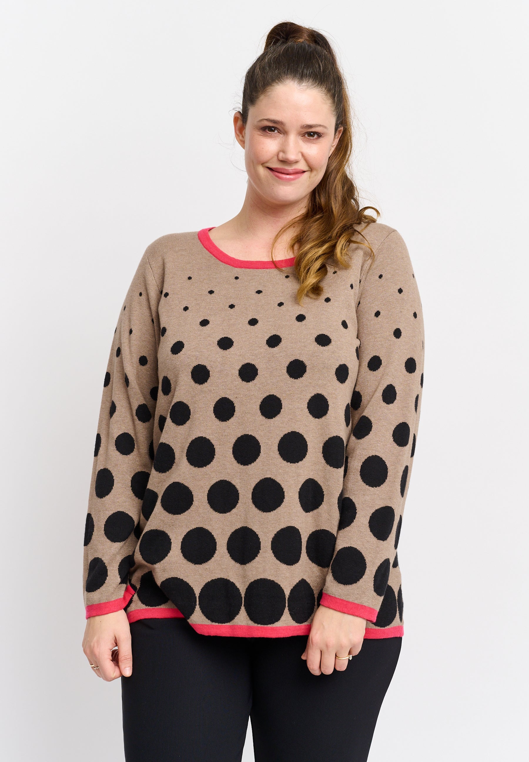Pont Neuf PNNaomi Knit Pullover 335 Pink