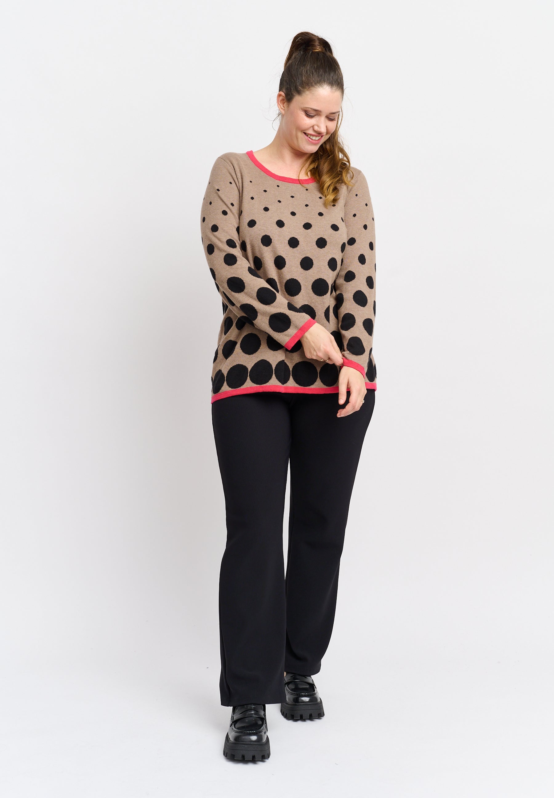 Pont Neuf PNNaomi Knit Pullover 335 Pink