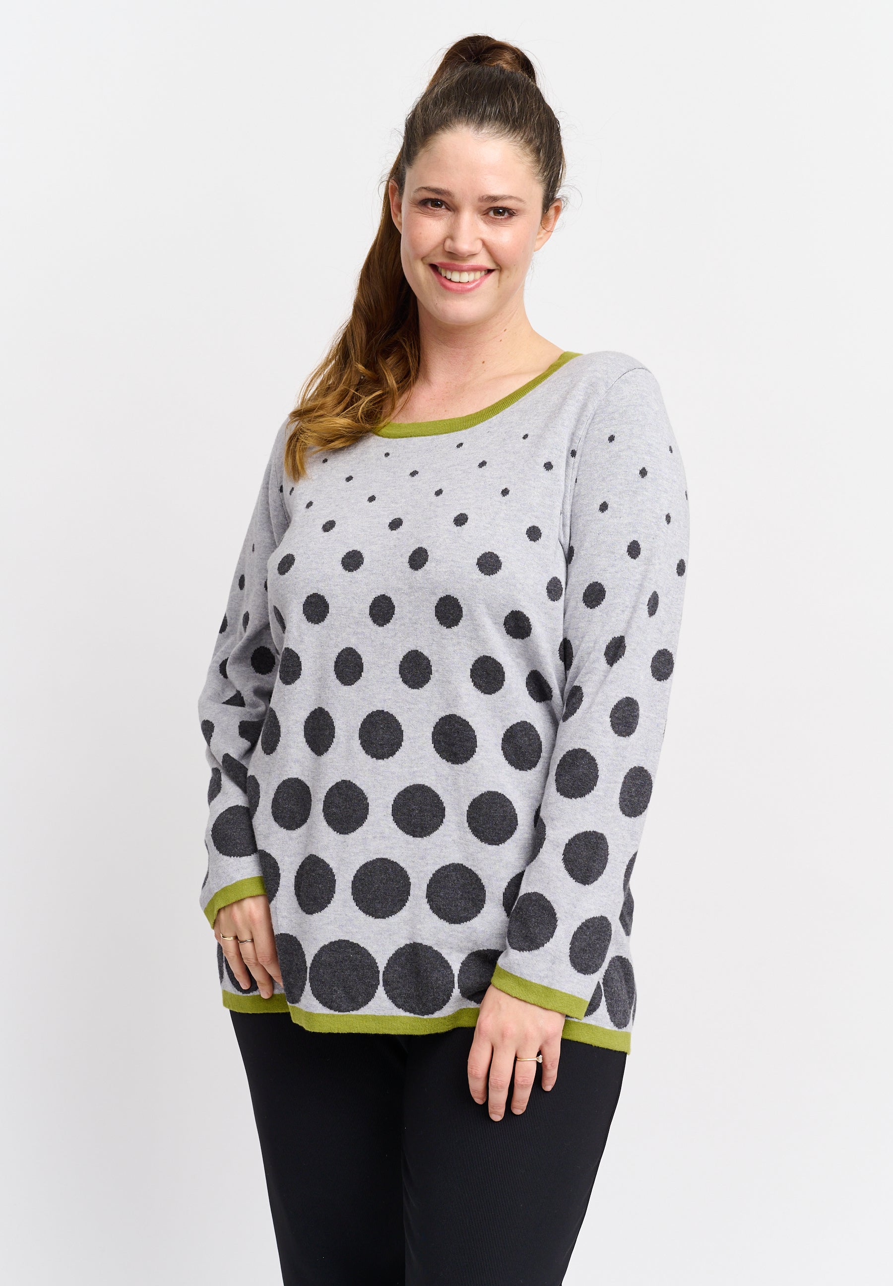 Pont Neuf PNNaomi Knit Pullover 692 Cactus