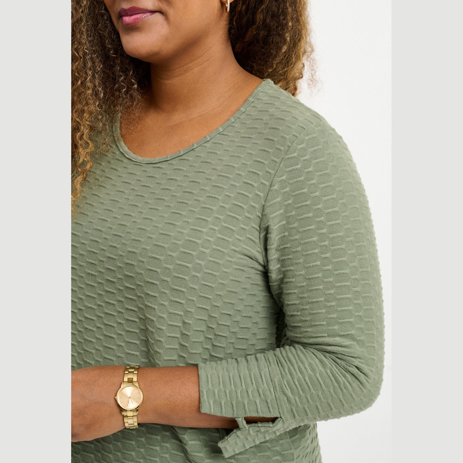 Pont Neuf PNNelly Bluser 3506 Khaki Green