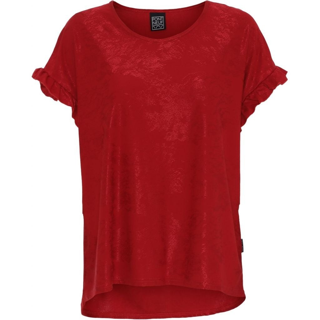 Pont Neuf PNOlga Bluser 354 Warm Red