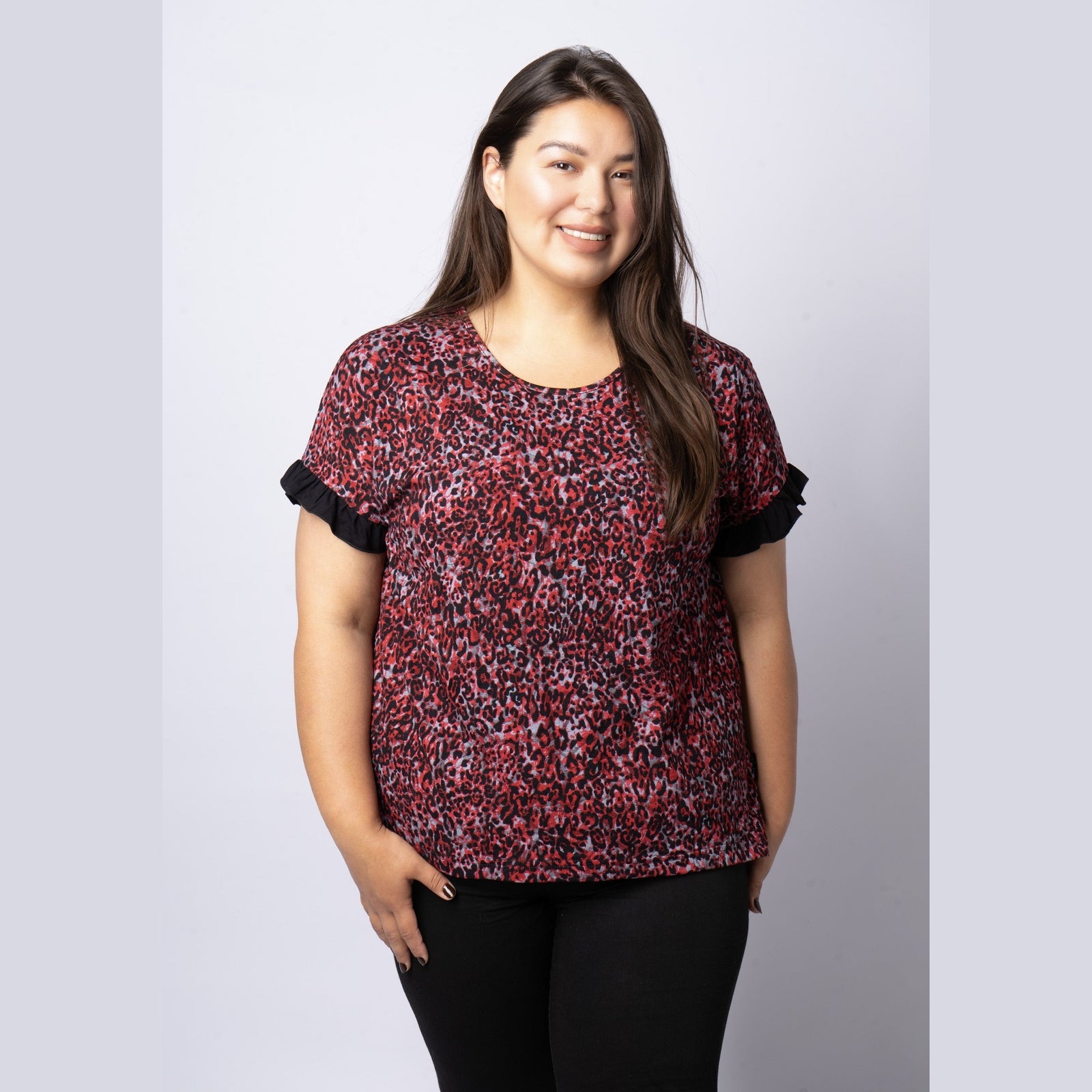 Pont Neuf PNOlga Bluser 354 Warm Red