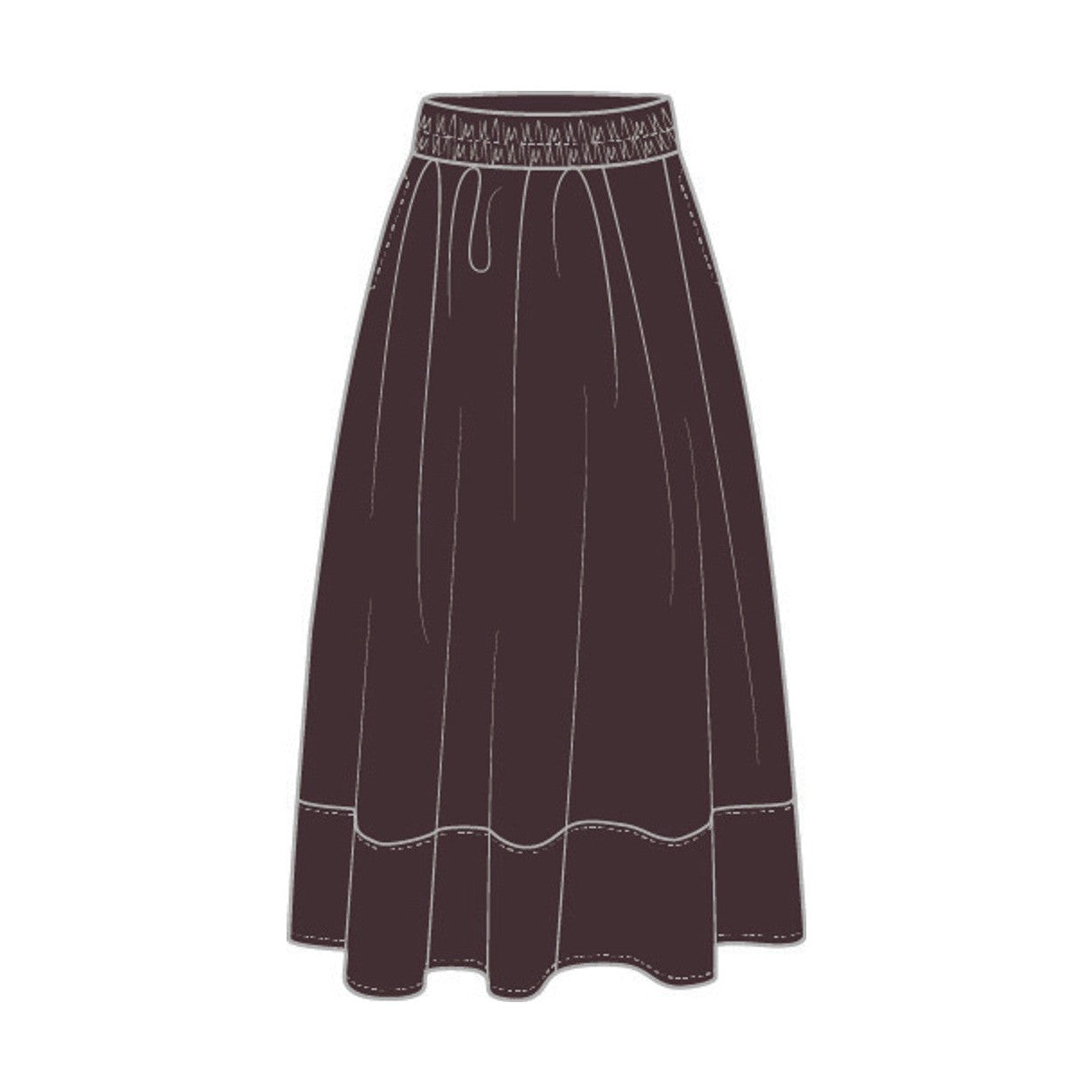 Pont Neuf PNRea Nederdele 1999 DARK BROWN