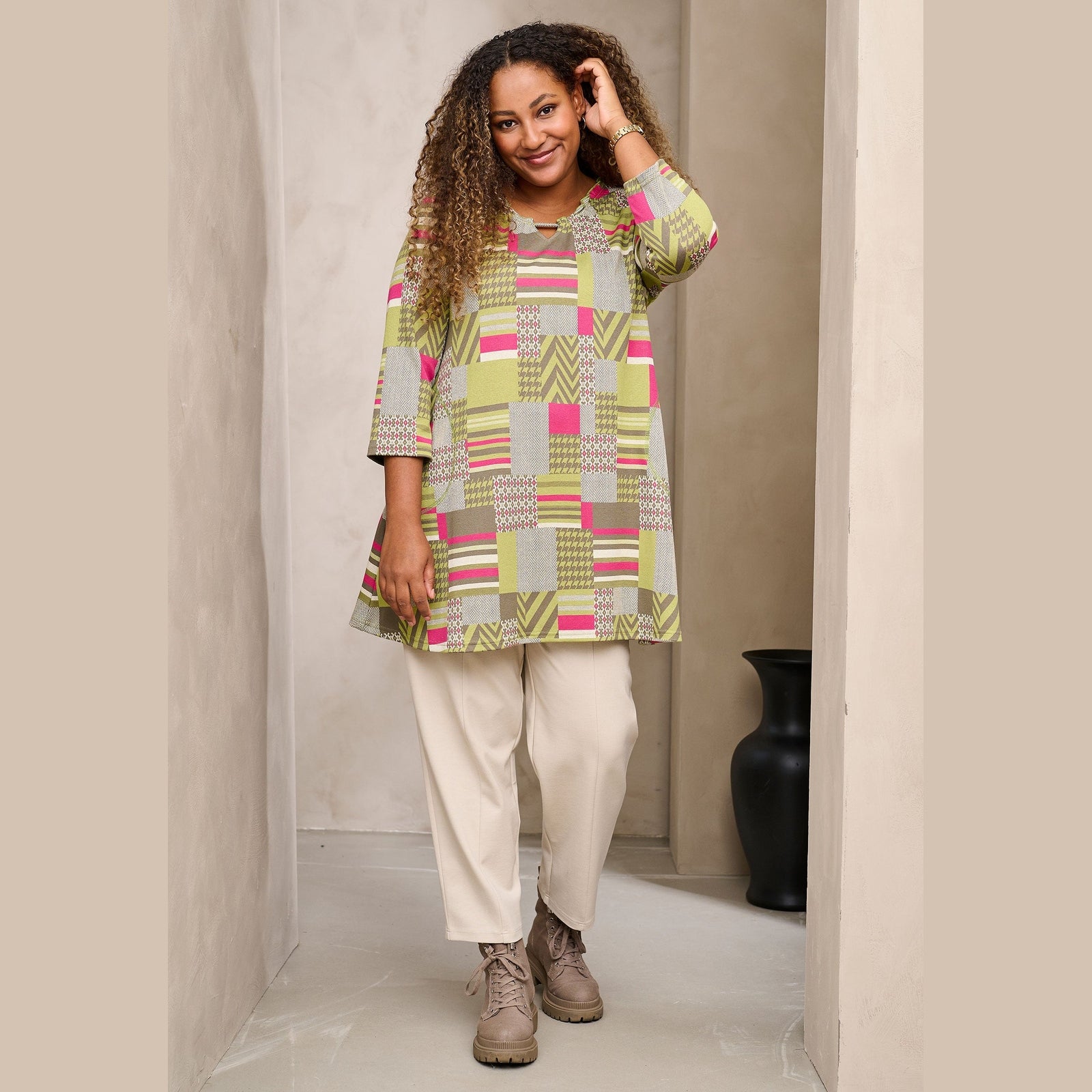 Pont Neuf PNRebekka Tunikaer 3506 Khaki Green