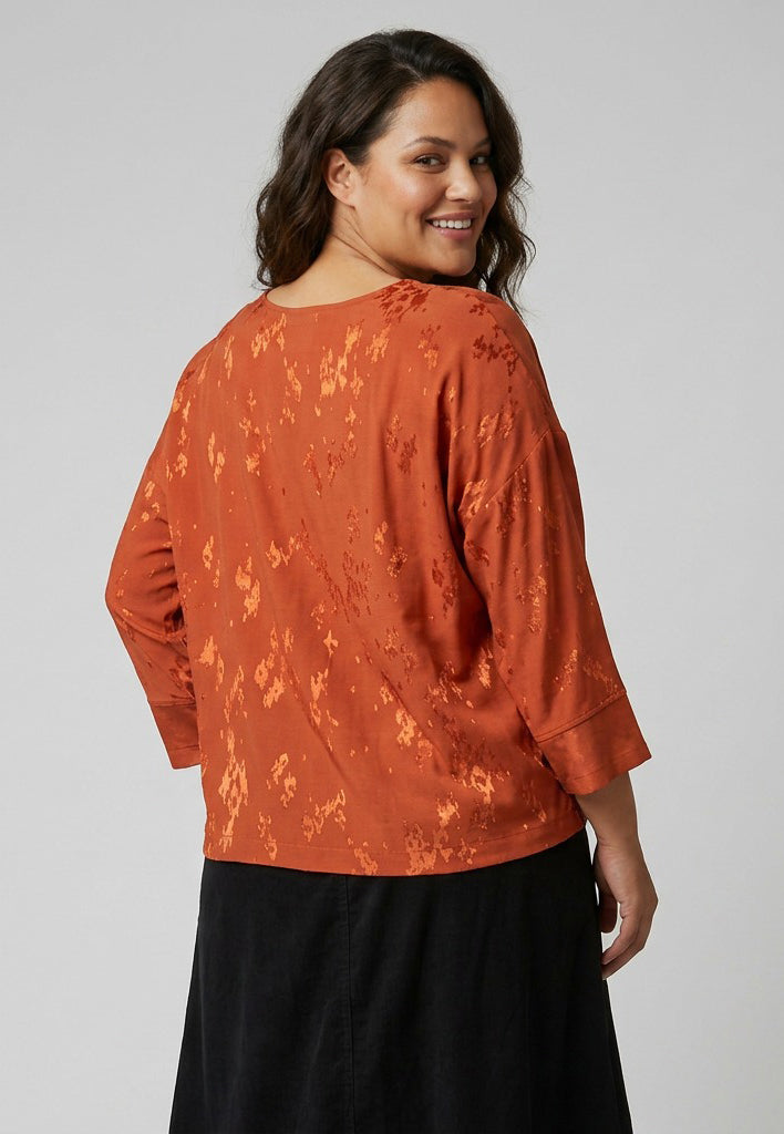 Pont Neuf PNRinda Bluser 2544 Orange rust