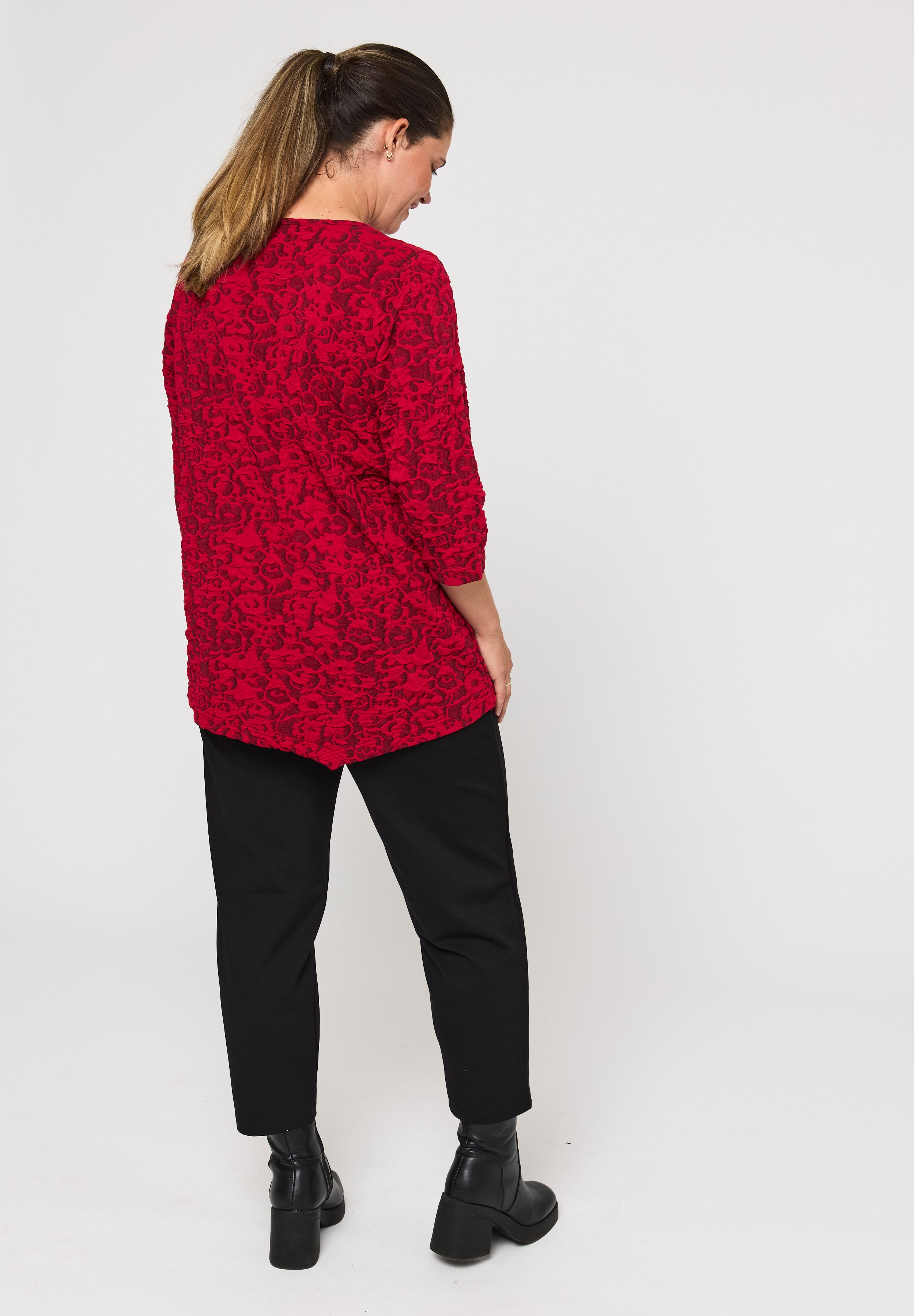 Pont Neuf PNRosalina Bluser 2600 Deep Red