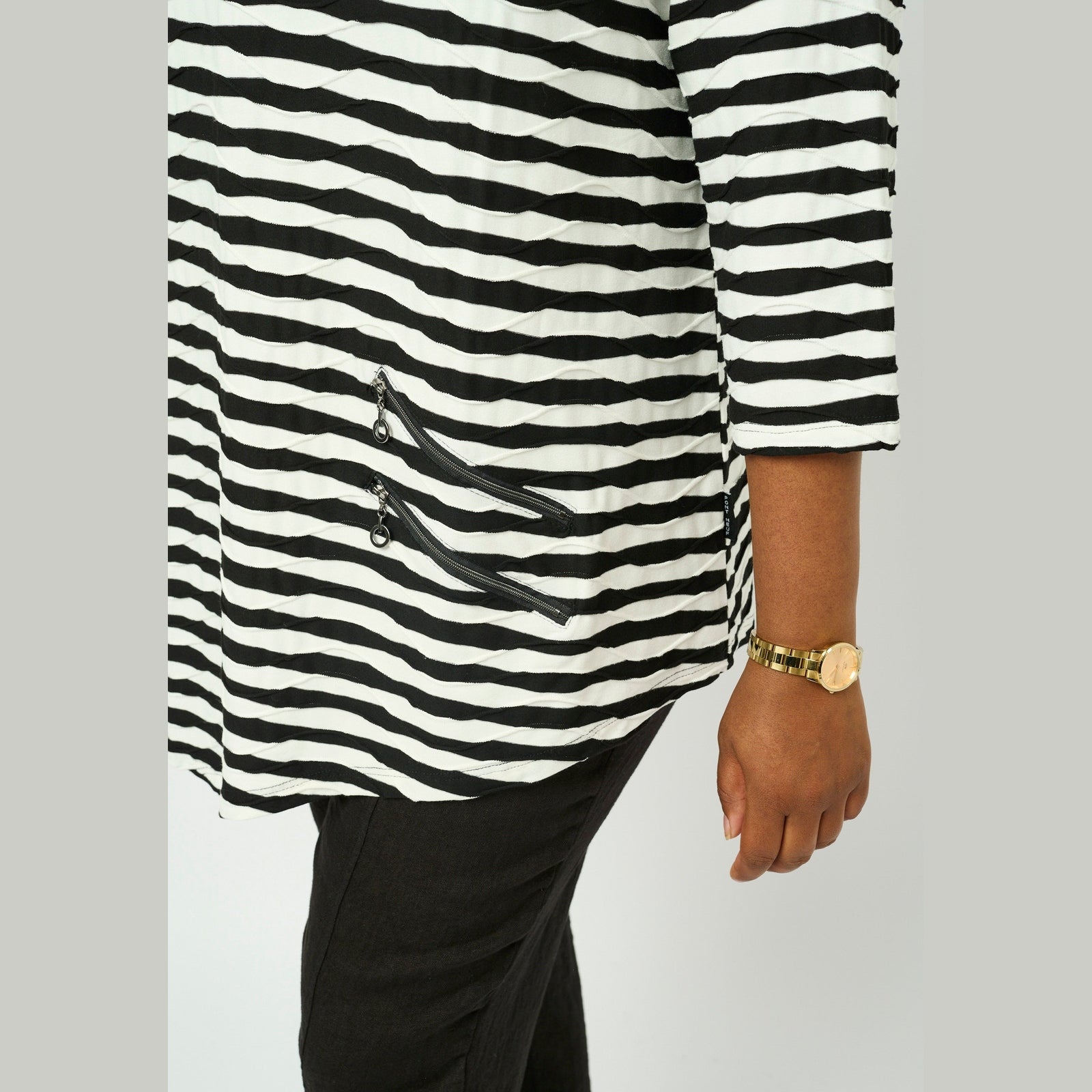 Pont Neuf PNRosalina Bluser 805 Black/white 