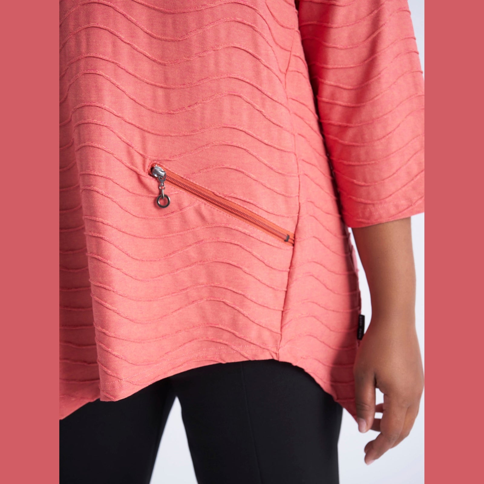 Pont Neuf PNRosalina Bluser 055 Coral red