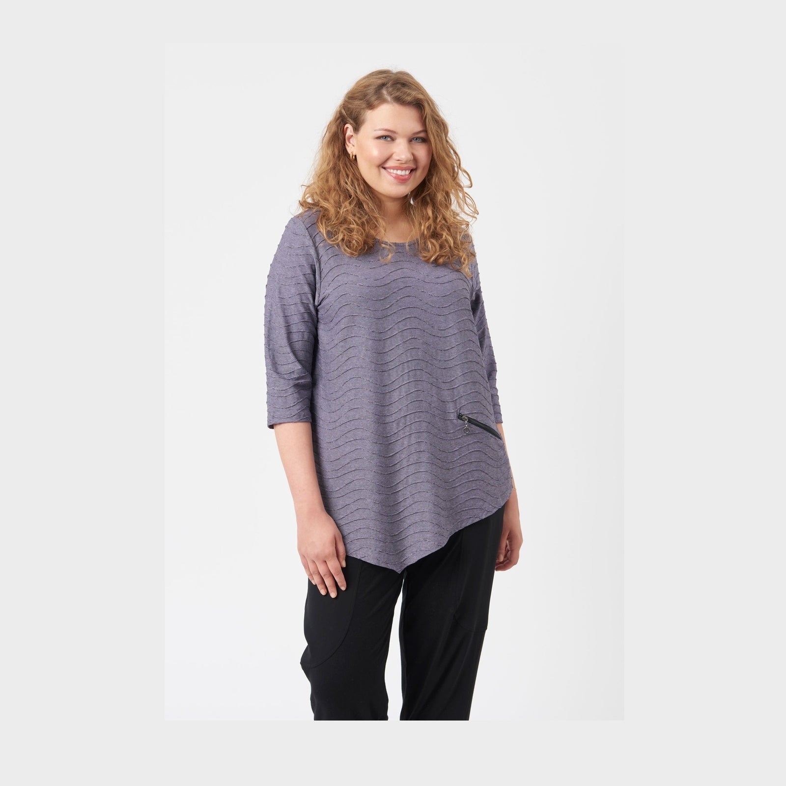 Pont Neuf PNRosalina Bluser 454 Purple