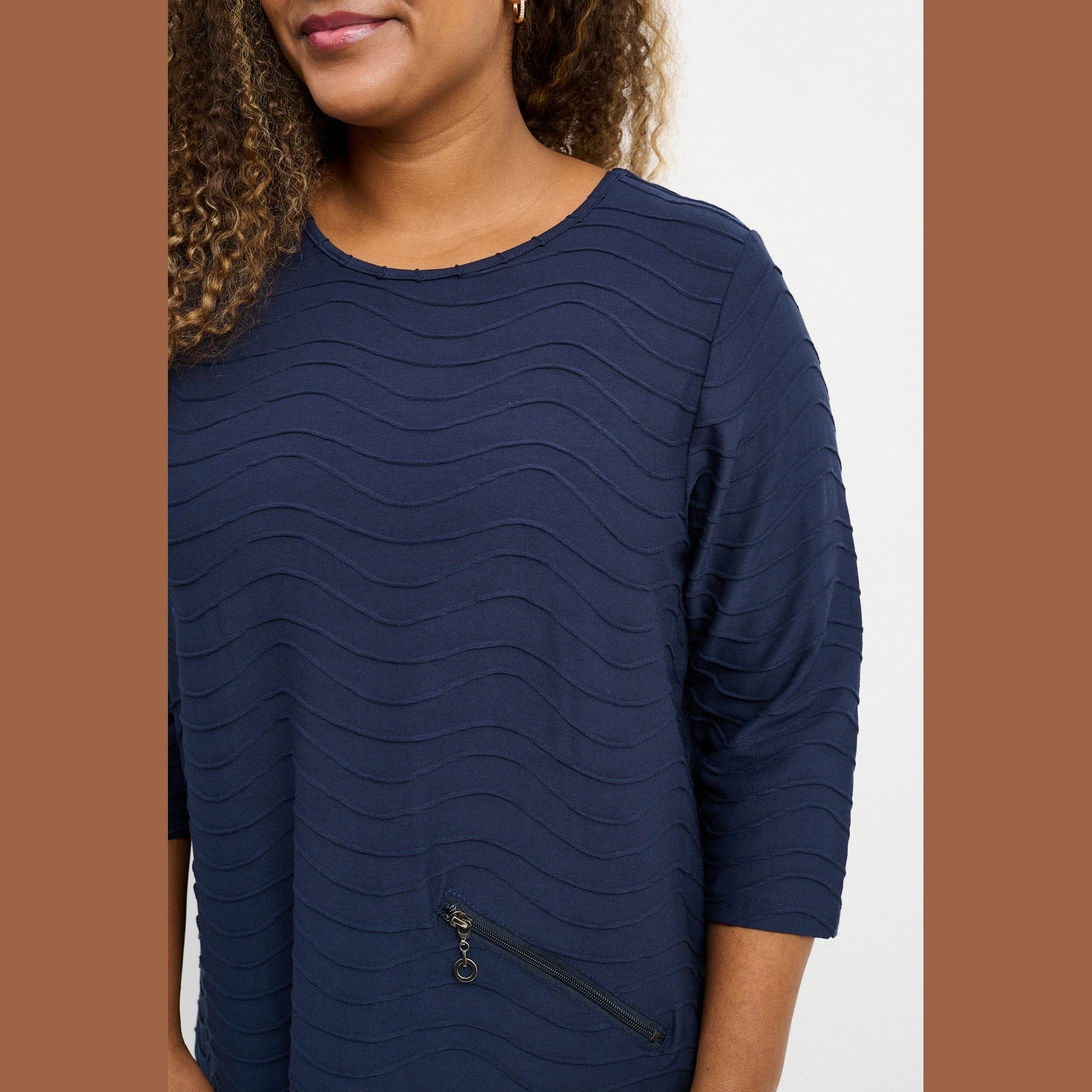 Pont Neuf PNRosalina Bluser 520 Navy