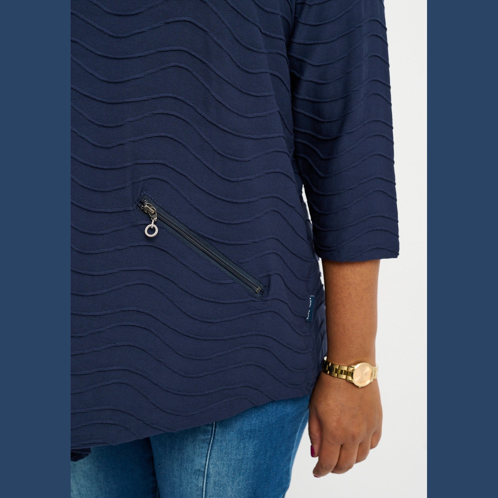 Pont Neuf PNRosalina Bluser 520 Navy