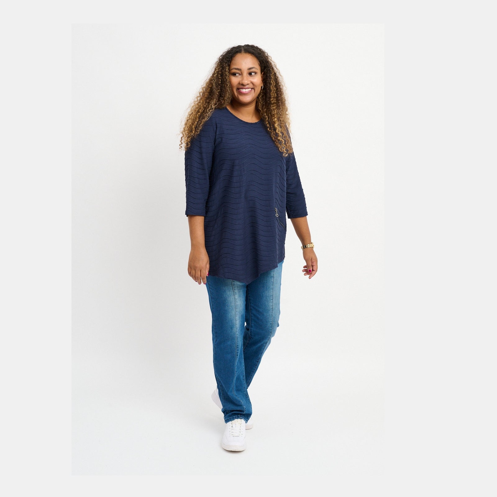 Pont Neuf PNRosalina Bluser 520 Navy