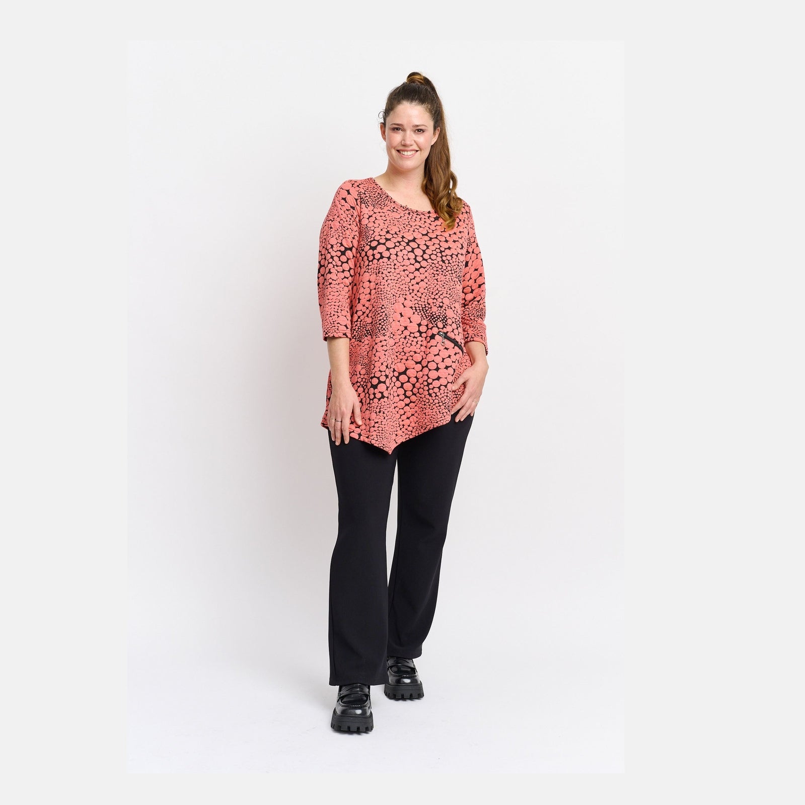 Pont Neuf PNRosalina Tunikaer 055 Coral red