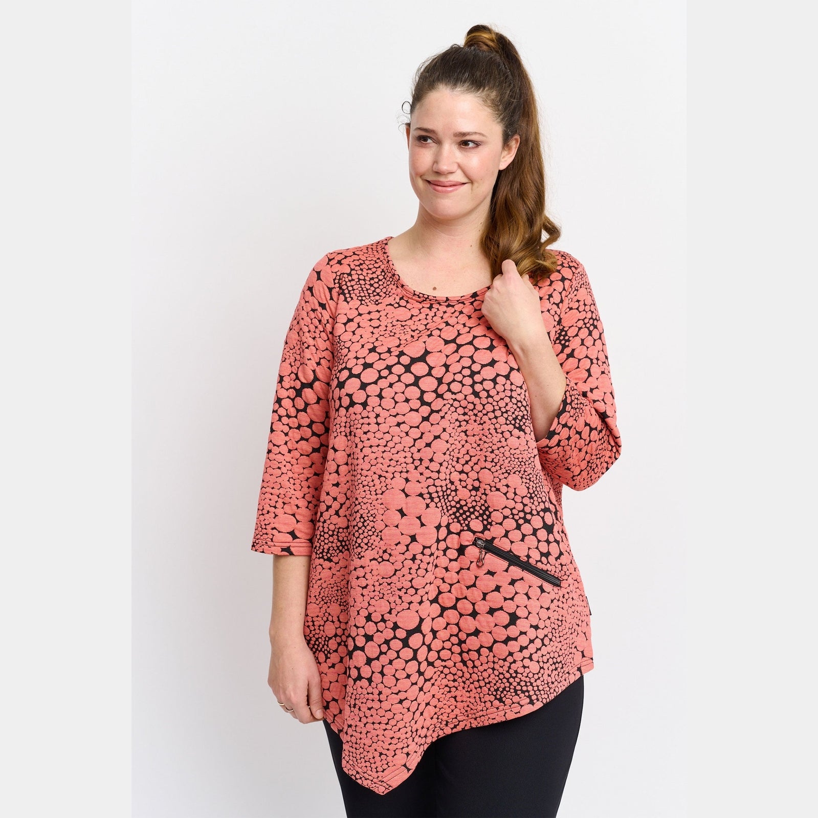 Pont Neuf PNRosalina Tunikaer 055 Coral red