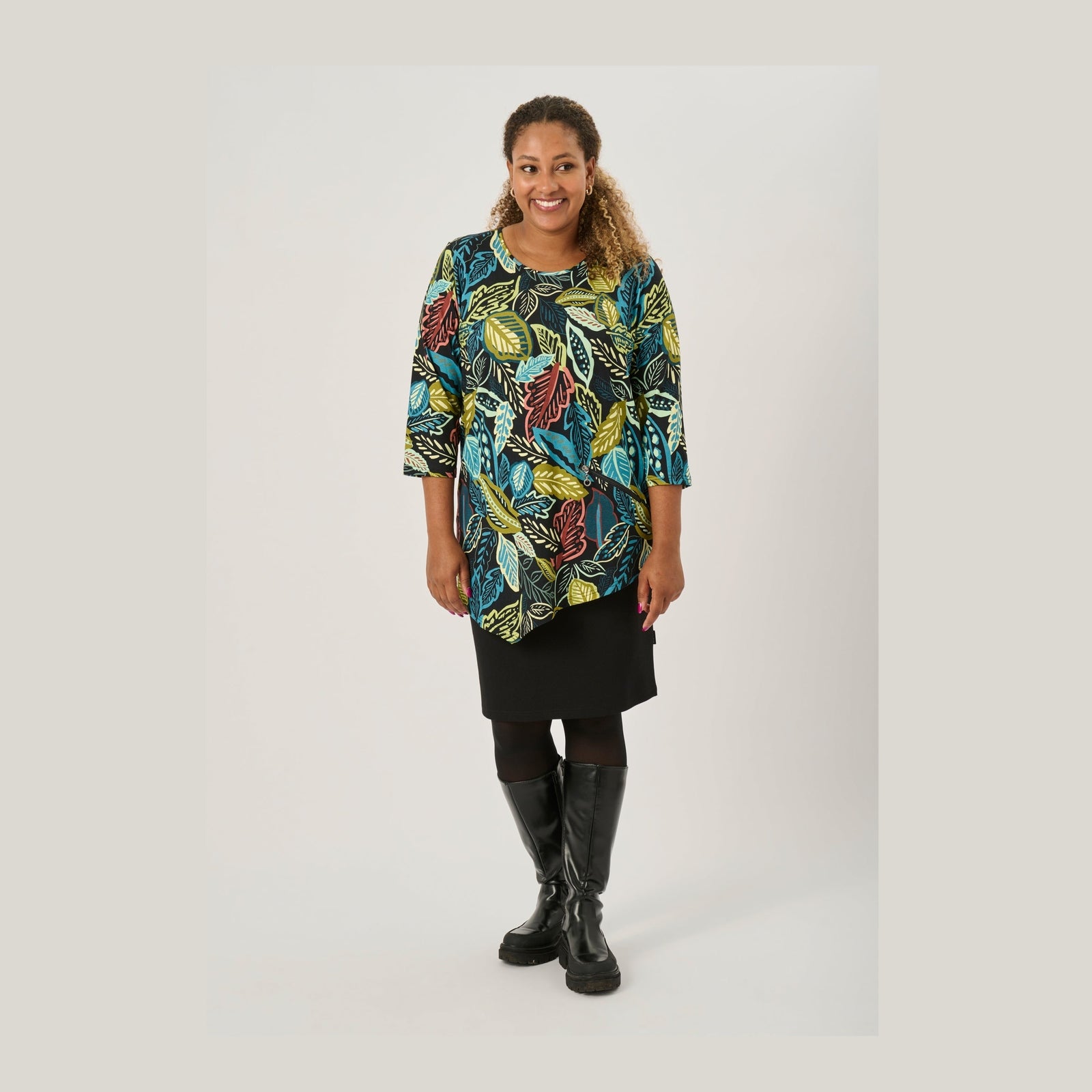 Pont Neuf PNRosalina Tunikaer 5052 Petrol Blue