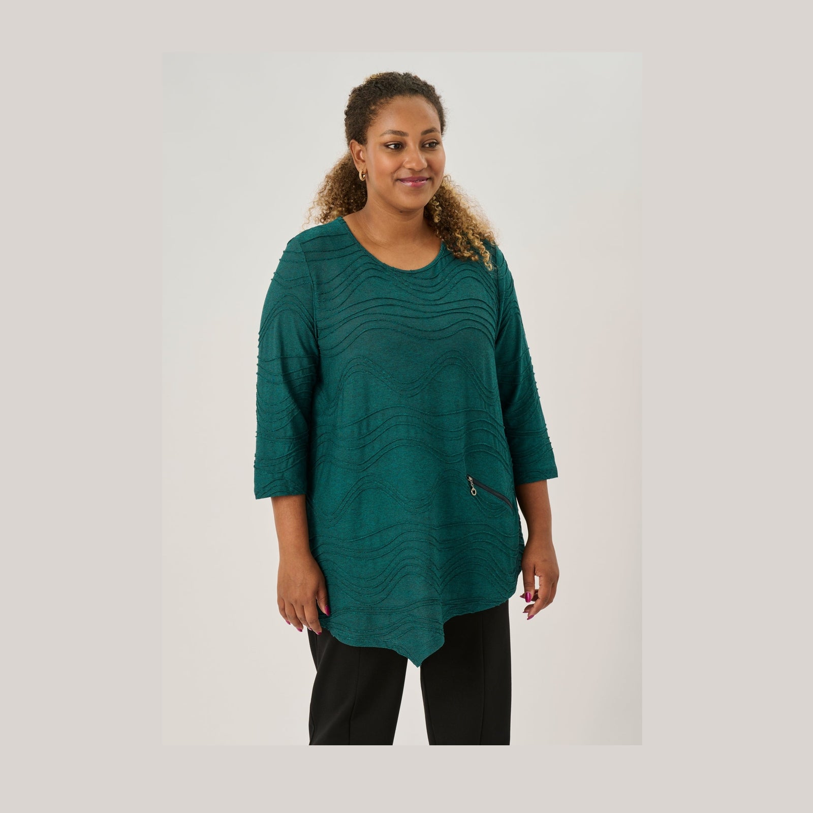 Pont Neuf PNRosalina Tunikaer 5052 Petrol Blue