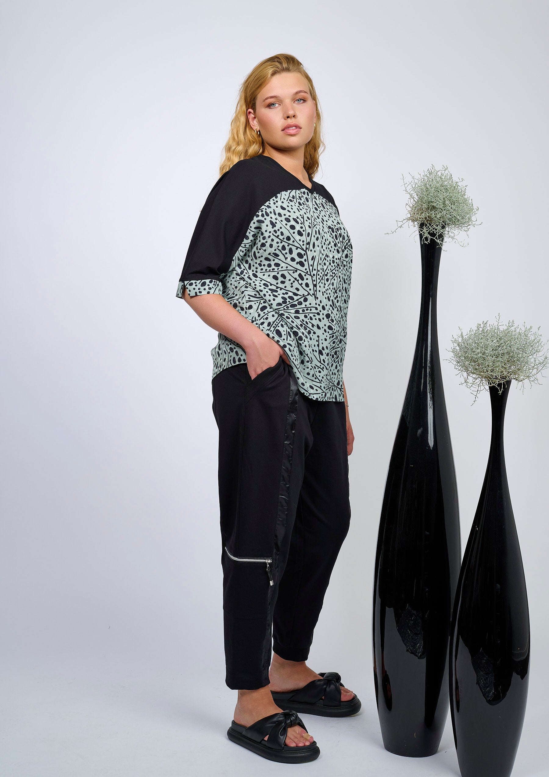 Pont Neuf PNSadie Toppe 3311 Aqua Green