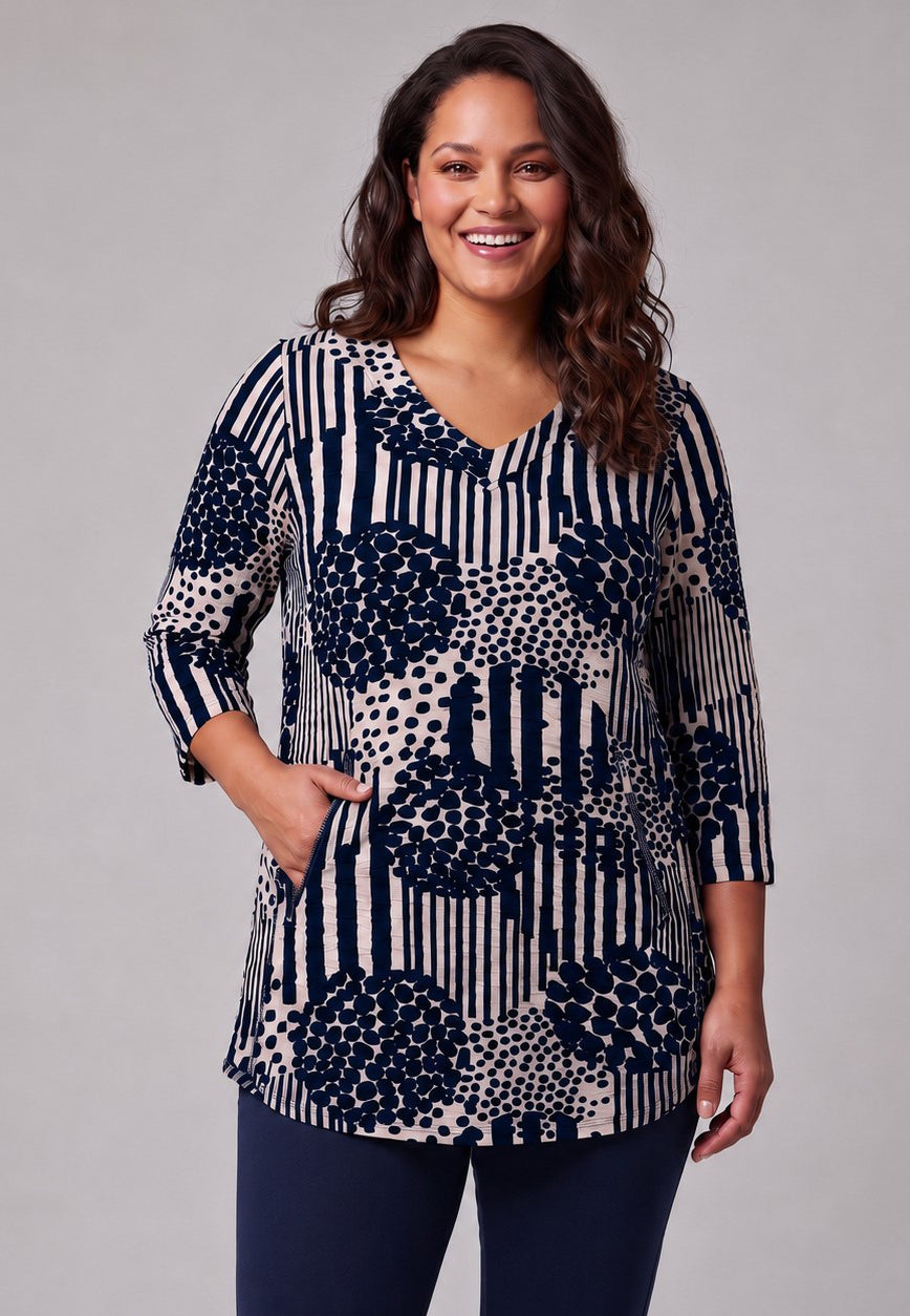 Pont Neuf PNSamia Tunikaer 5999 NAVY BLUE