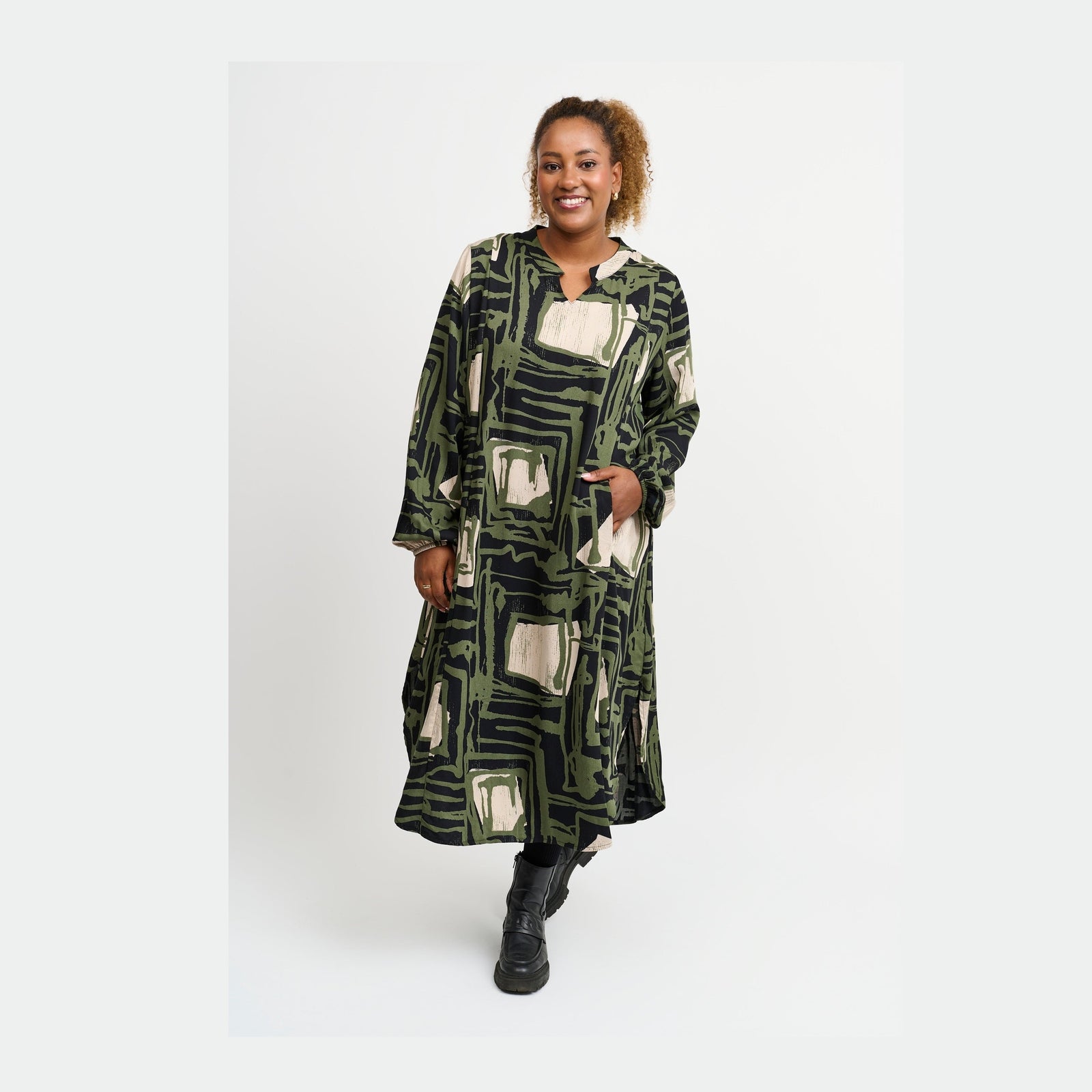 Pont Neuf PNSammy Mie Kjoler 3620 Forest Green