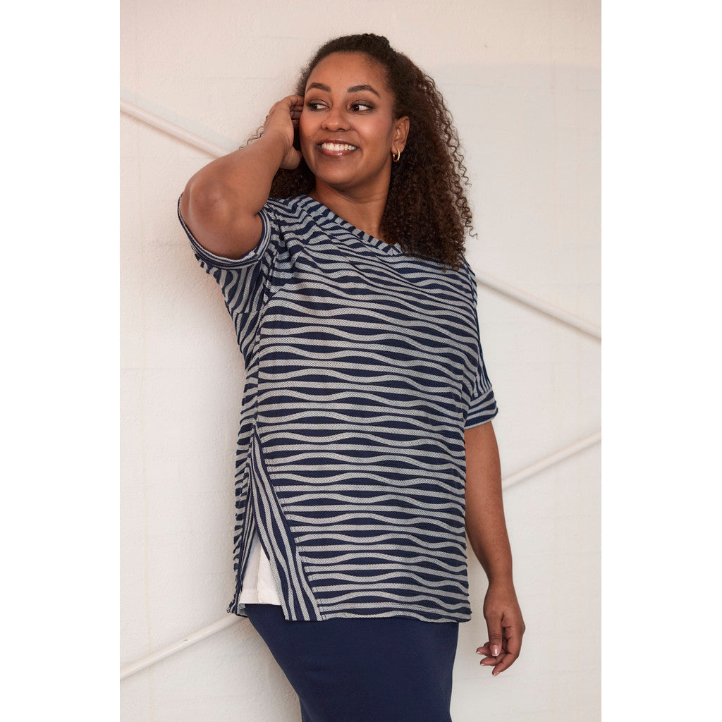 Pont Neuf PNSanga Bluser 5999 NAVY BLUE