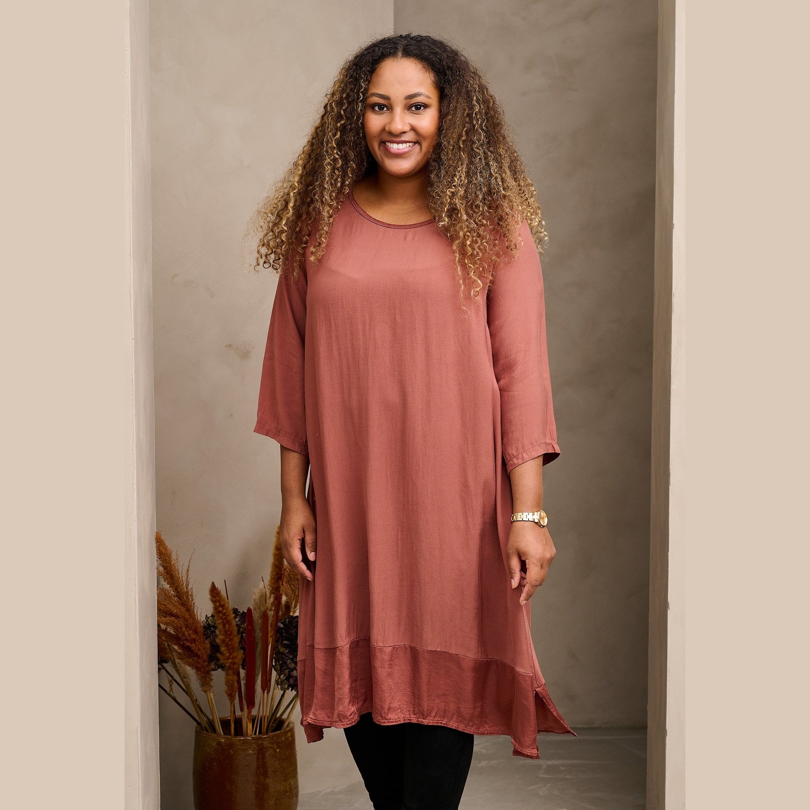 Pont Neuf PNSasa Tea Kjoler 2999 BORDEAUX RED
