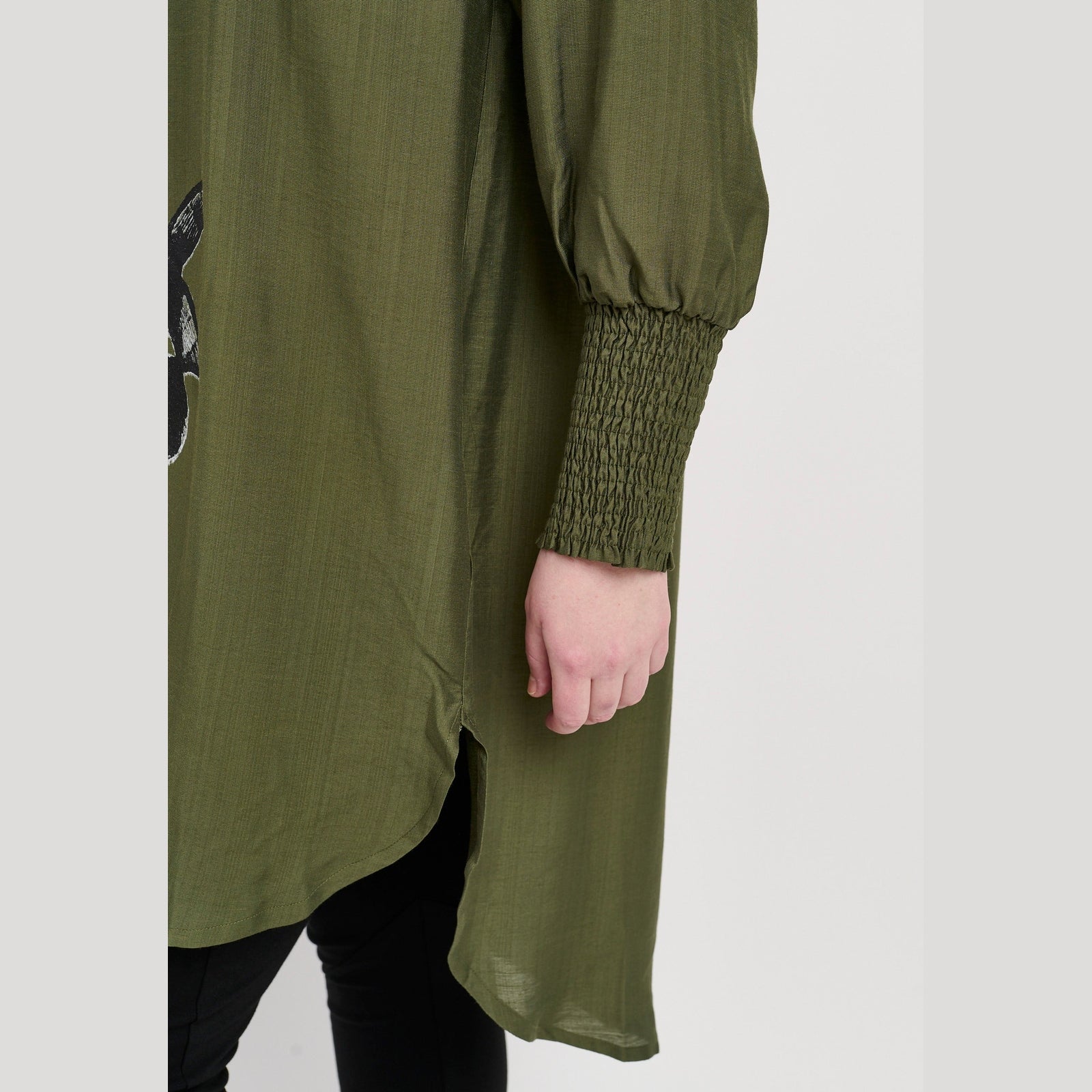 Pont Neuf PNSella Skjortebluser 3620 Forest Green