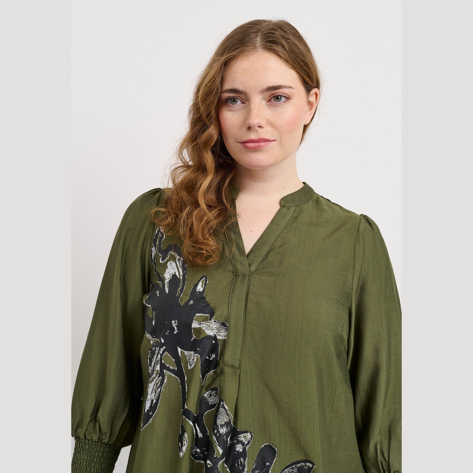 Pont Neuf PNSella Skjortebluser 3620 Forest Green
