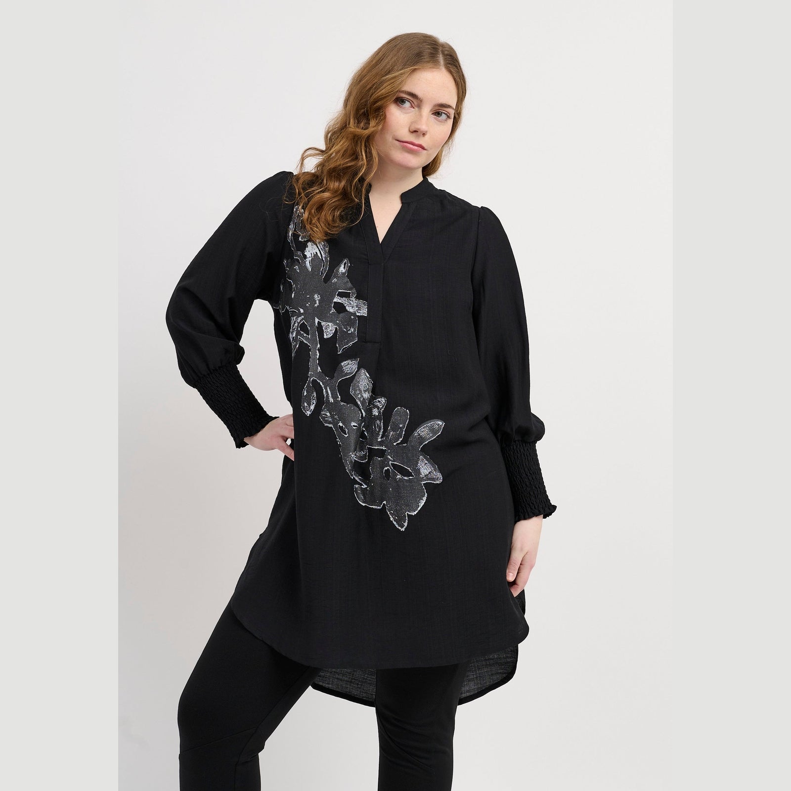 Pont Neuf PNSella Skjortebluser 9999 BLACK