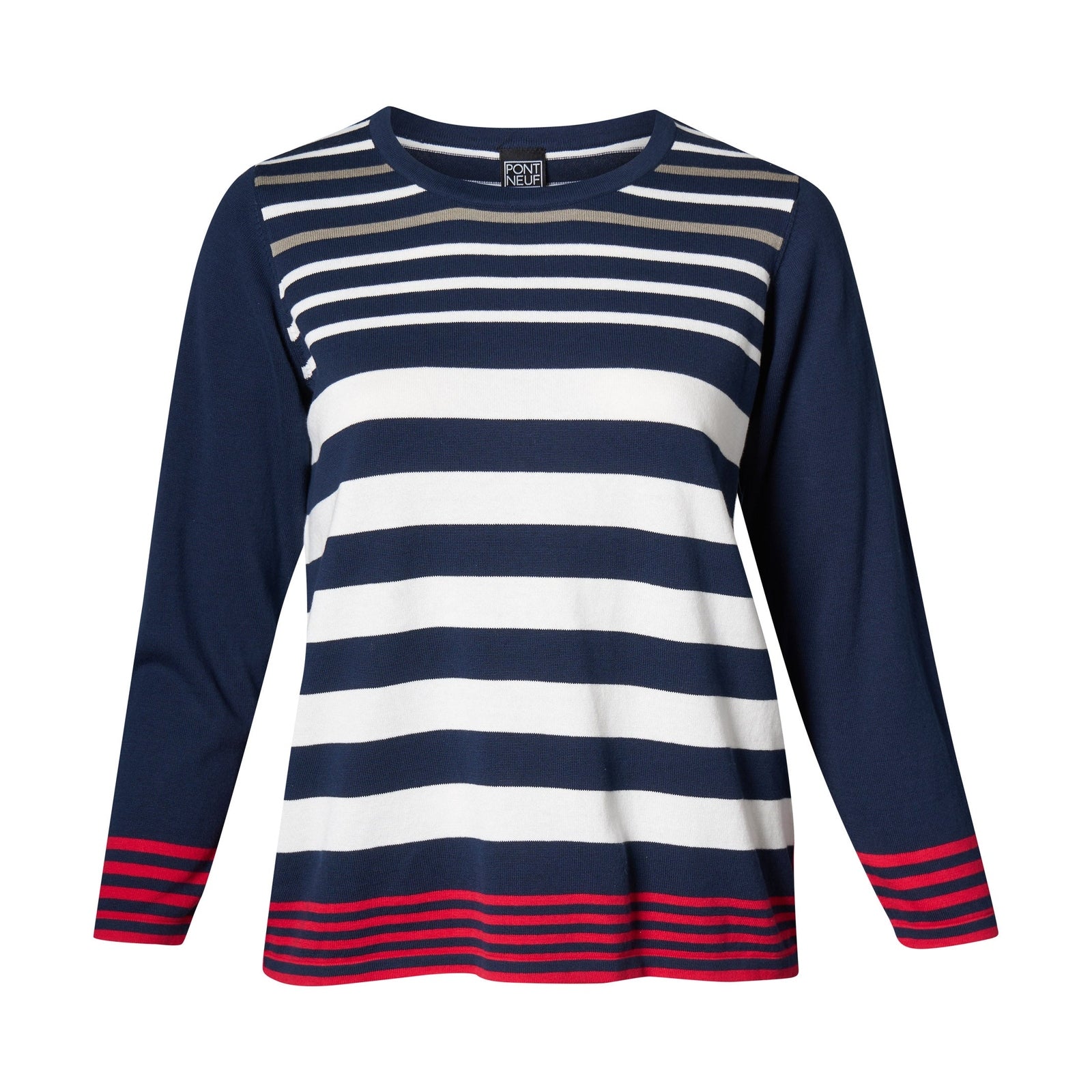 Pont Neuf PNSido Knit Pullover 5999 NAVY BLUE