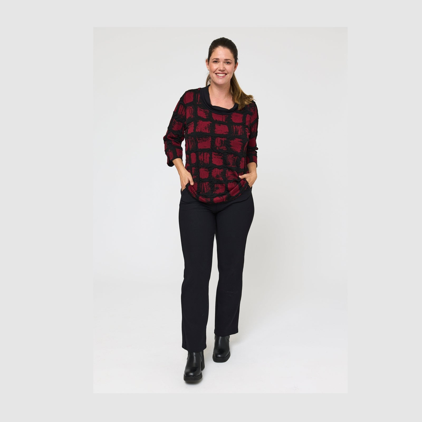 Pont Neuf PNSteffi Bluser 2600 Deep Red