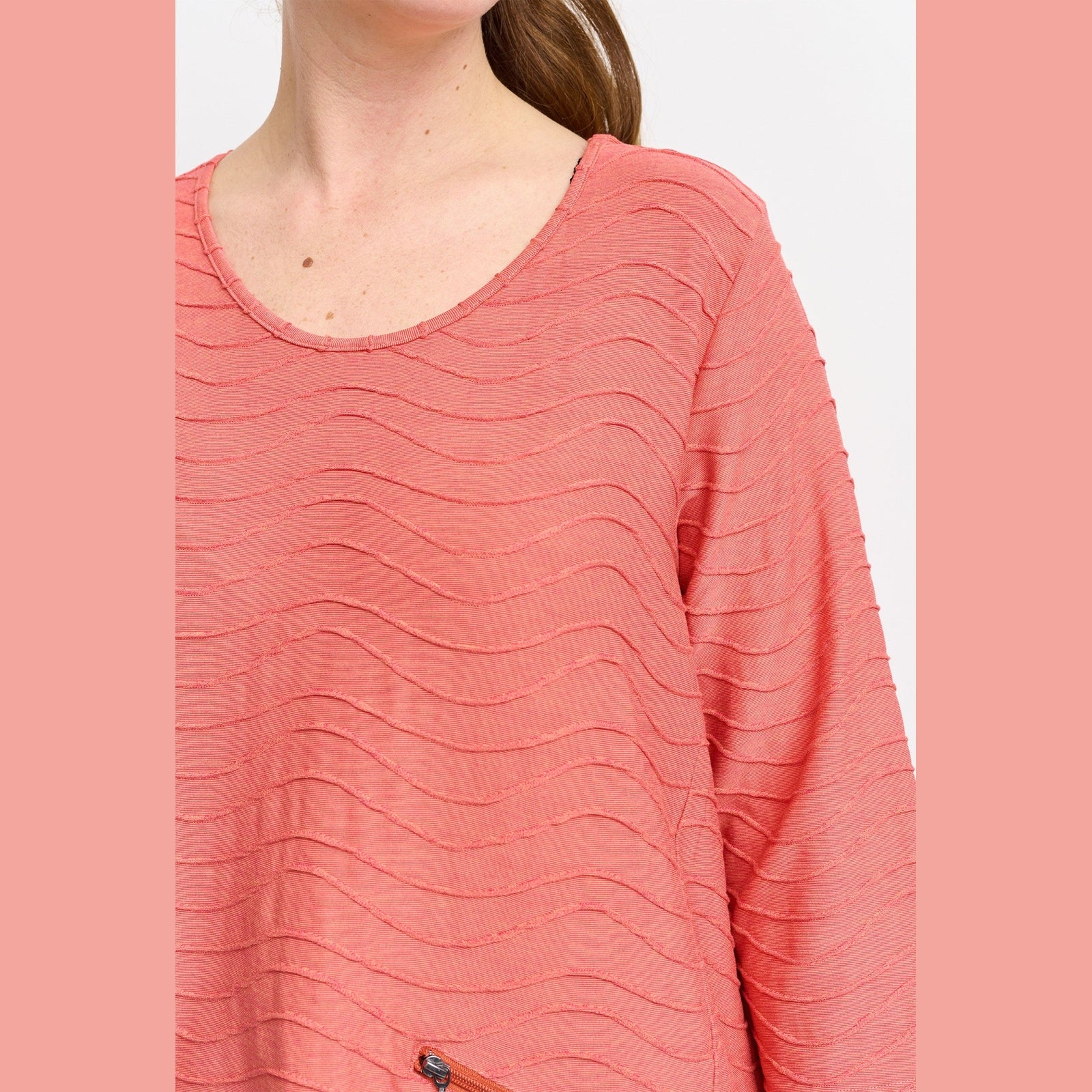 Pont Neuf PNTabia Bluser 055 Coral red