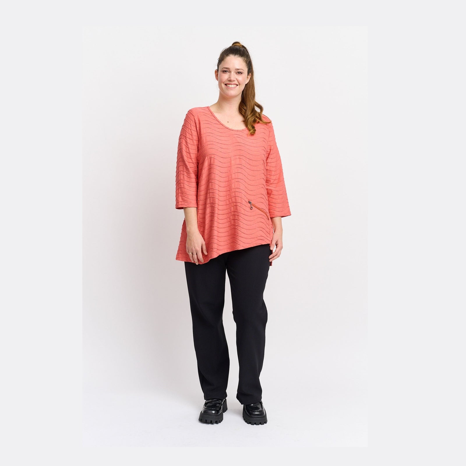 Pont Neuf PNTabia Bluser 055 Coral red