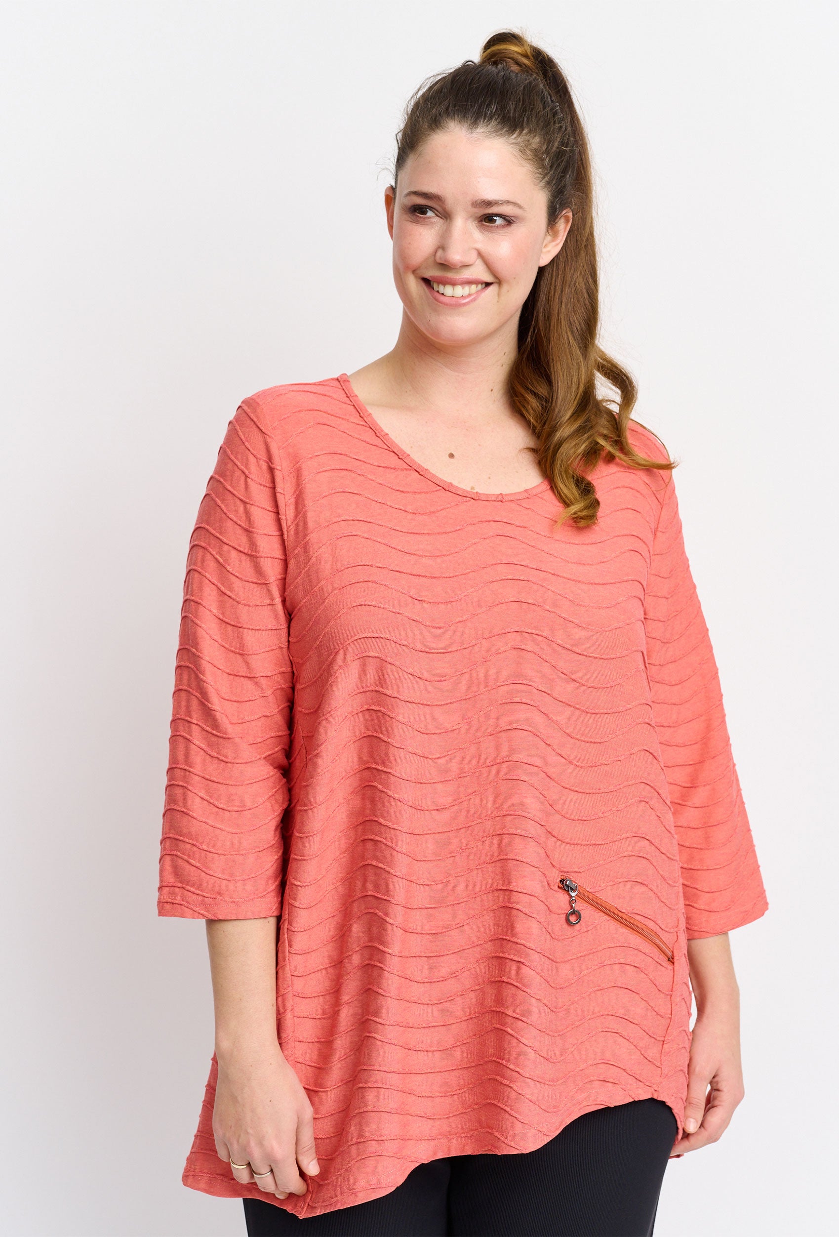 Pont Neuf PNTabia Bluser 055 Coral red