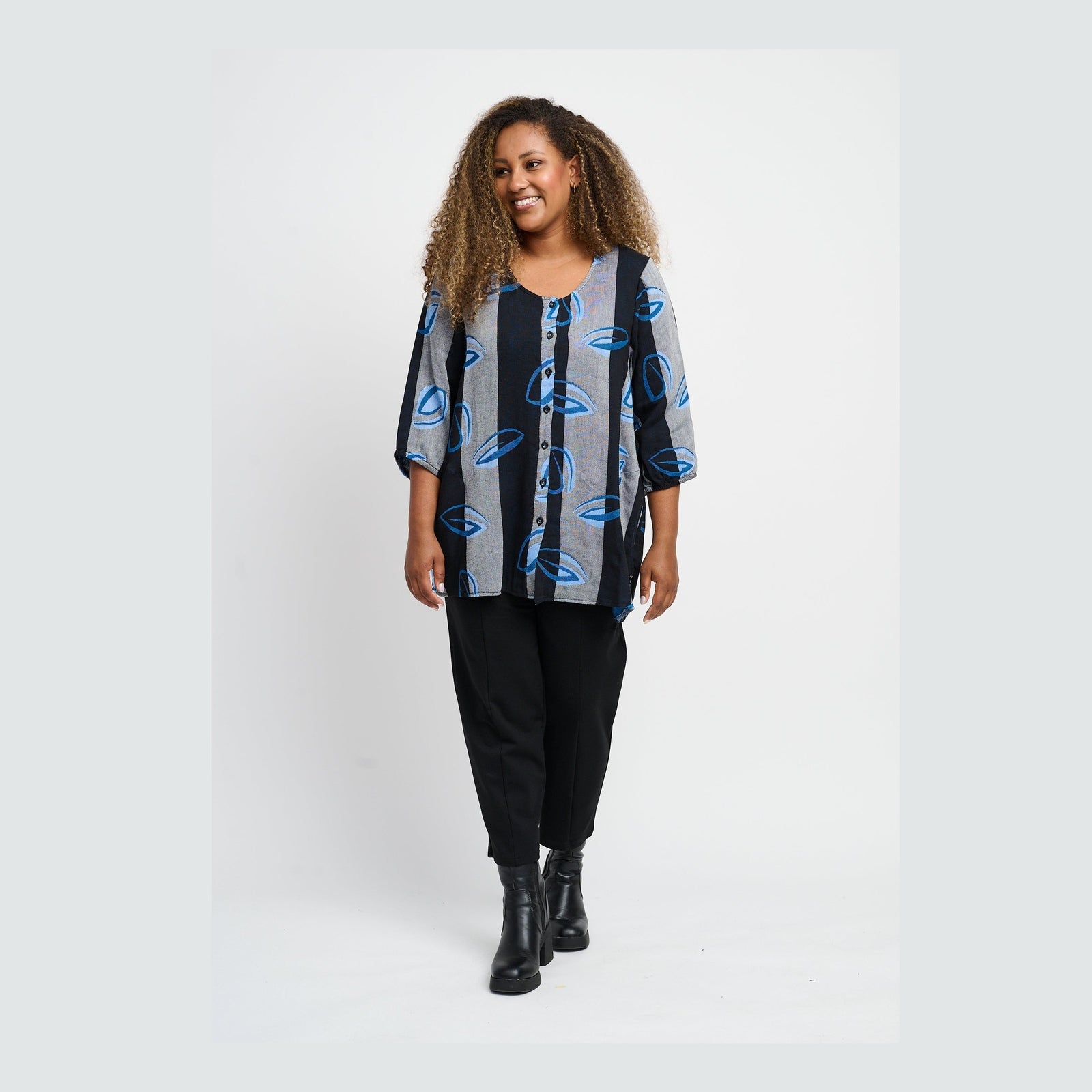 Pont Neuf PNThorid Bluser 5750 sapphire blue