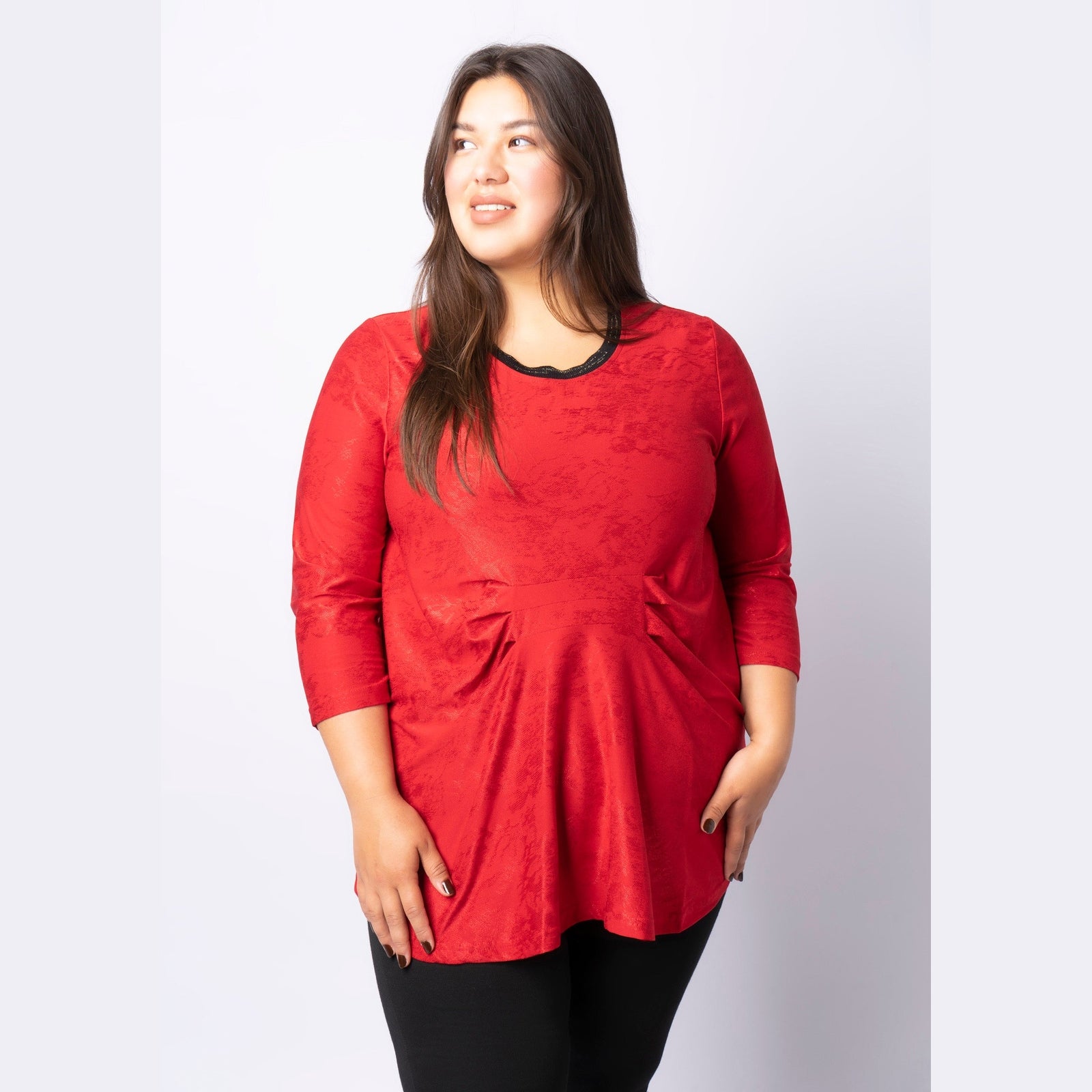 Pont Neuf PNTrine Bluser 354 Warm Red