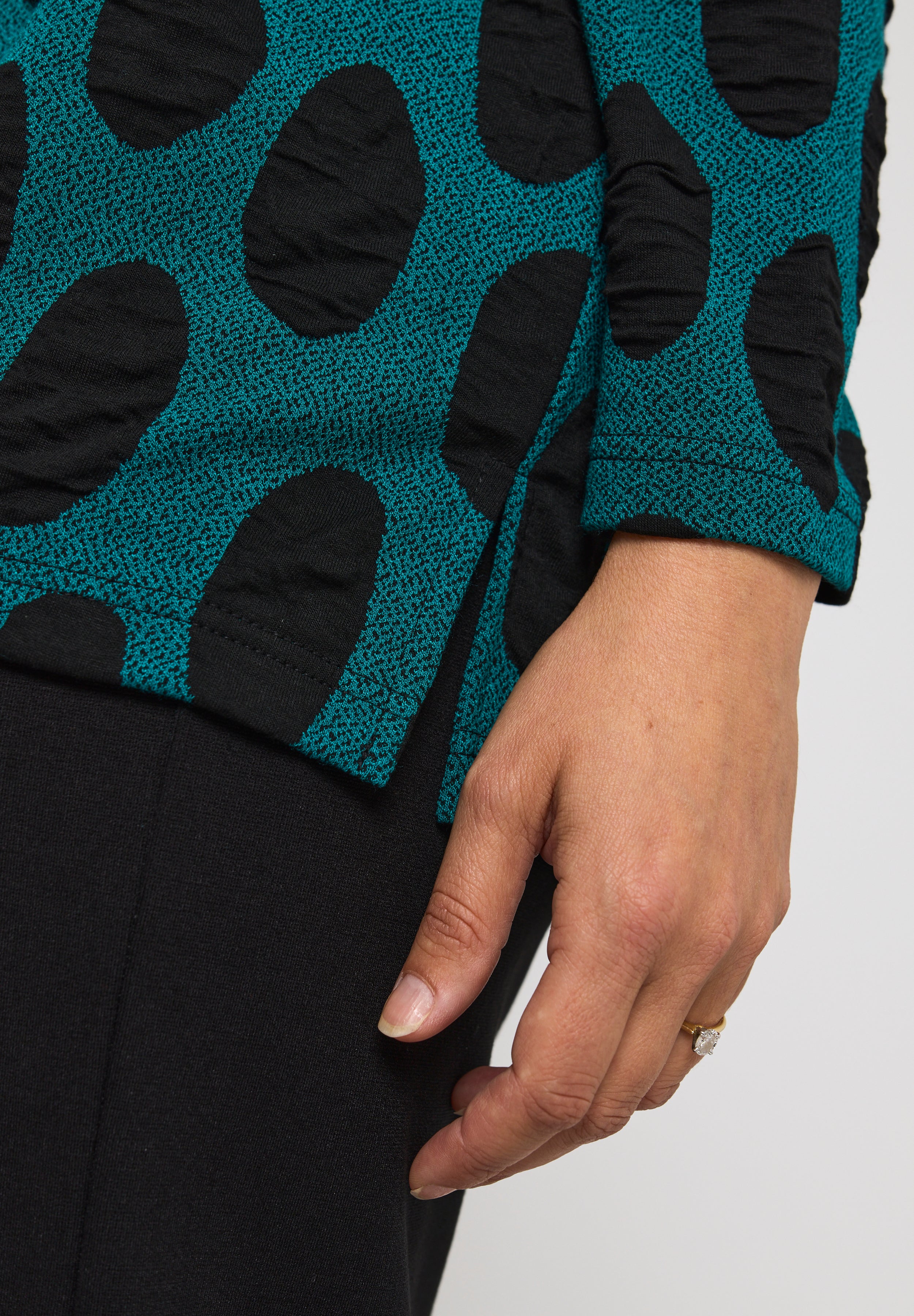 Pont Neuf PNTroja Bluser 5052 Petrol Blue