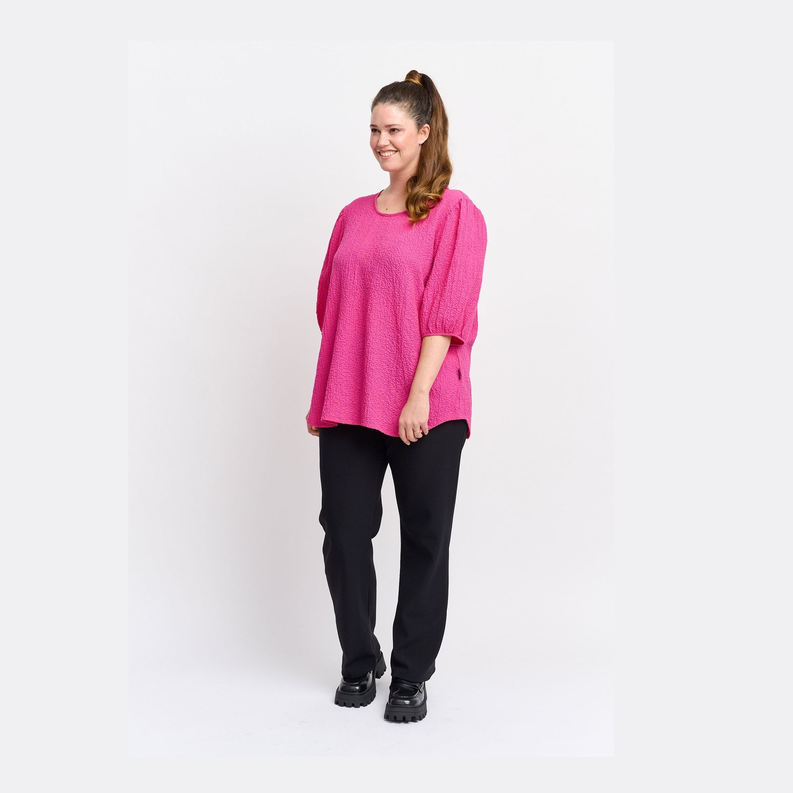Pont Neuf PNTrud Bluser 163 Fuchsia