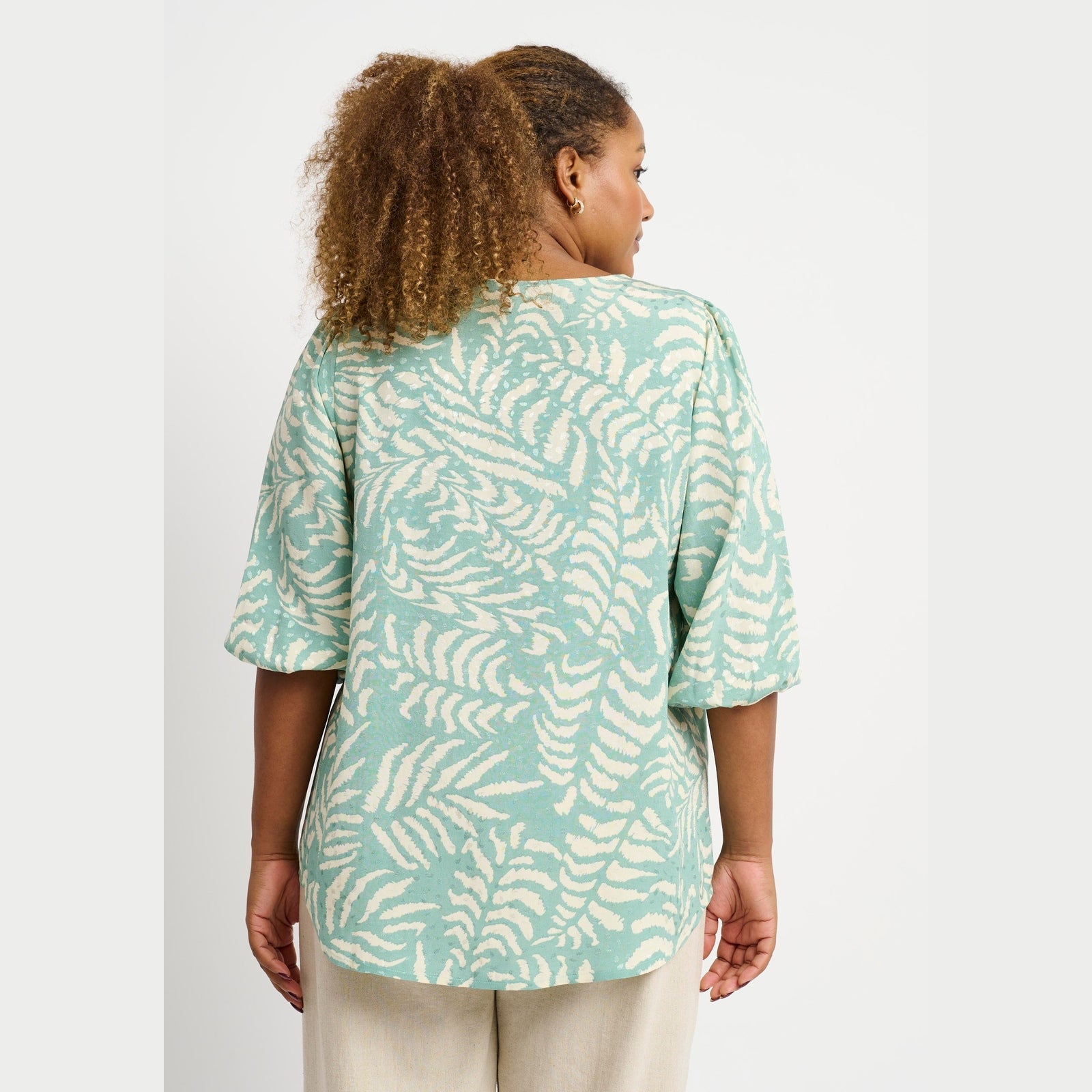 Pont Neuf PNTrud Bluser 3506 Khaki Green
