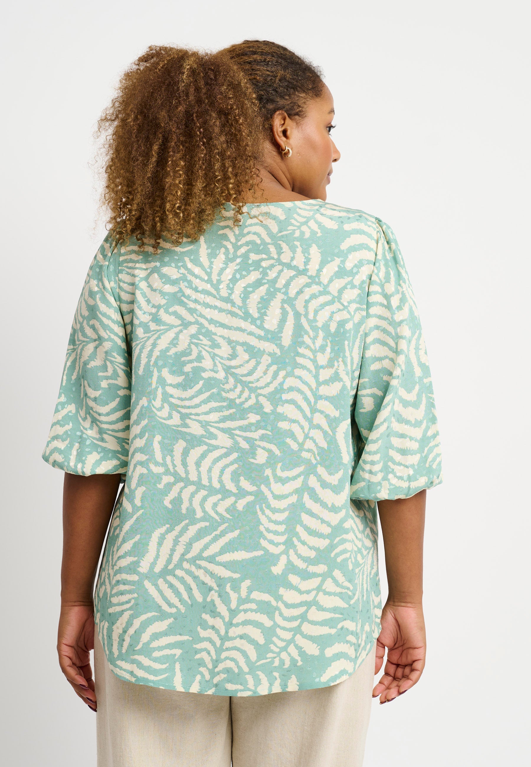 Pont Neuf PNTrud Bluser 3506 Khaki Green
